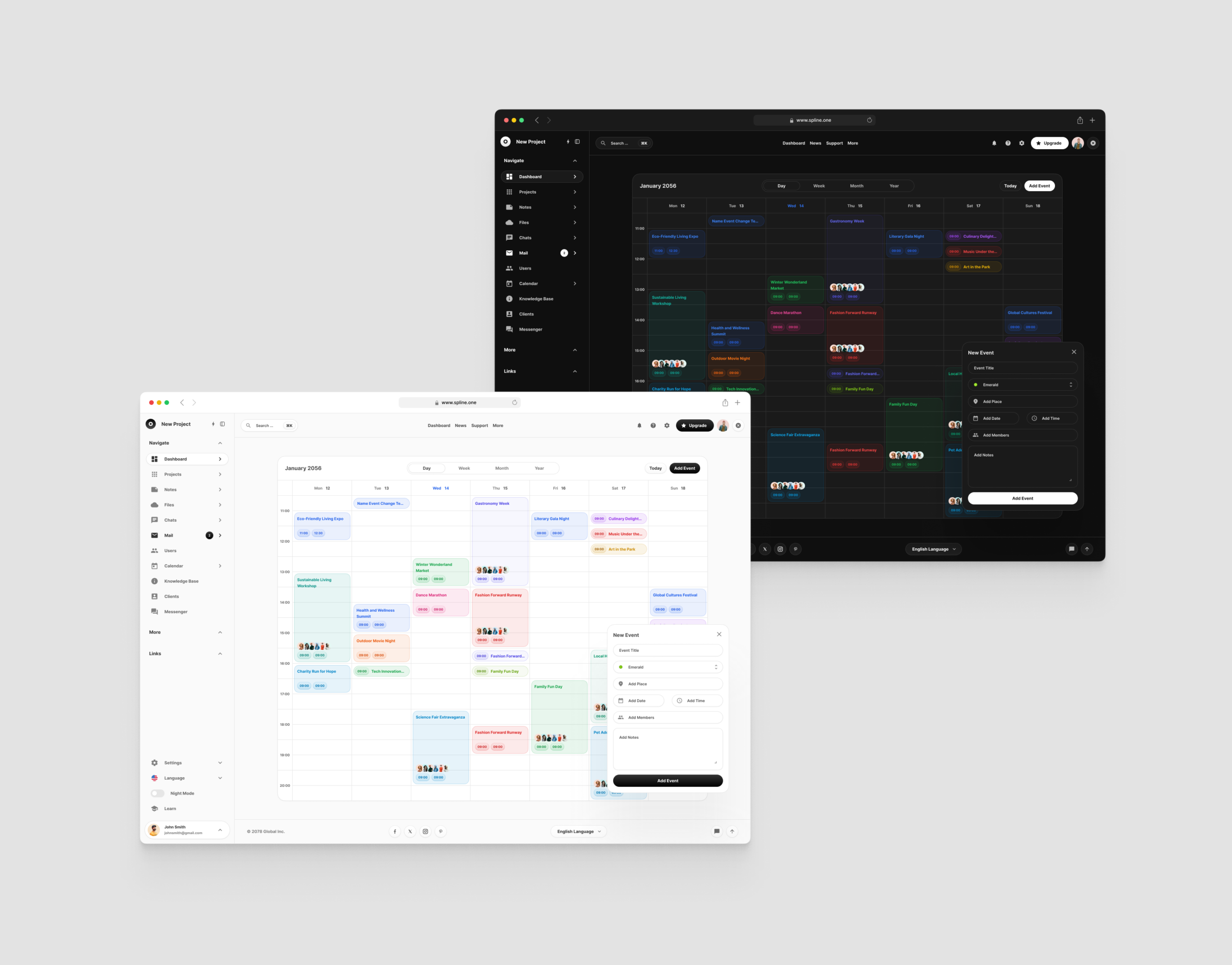 Calendars Dashboards (0006)