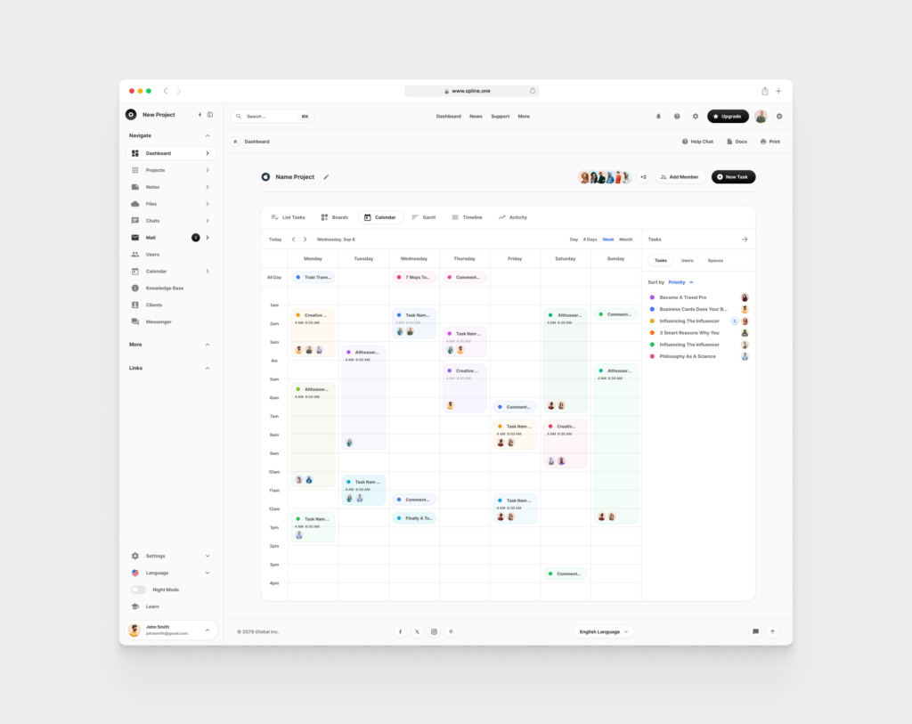 Tasks Dashboards for Figma (0002)
