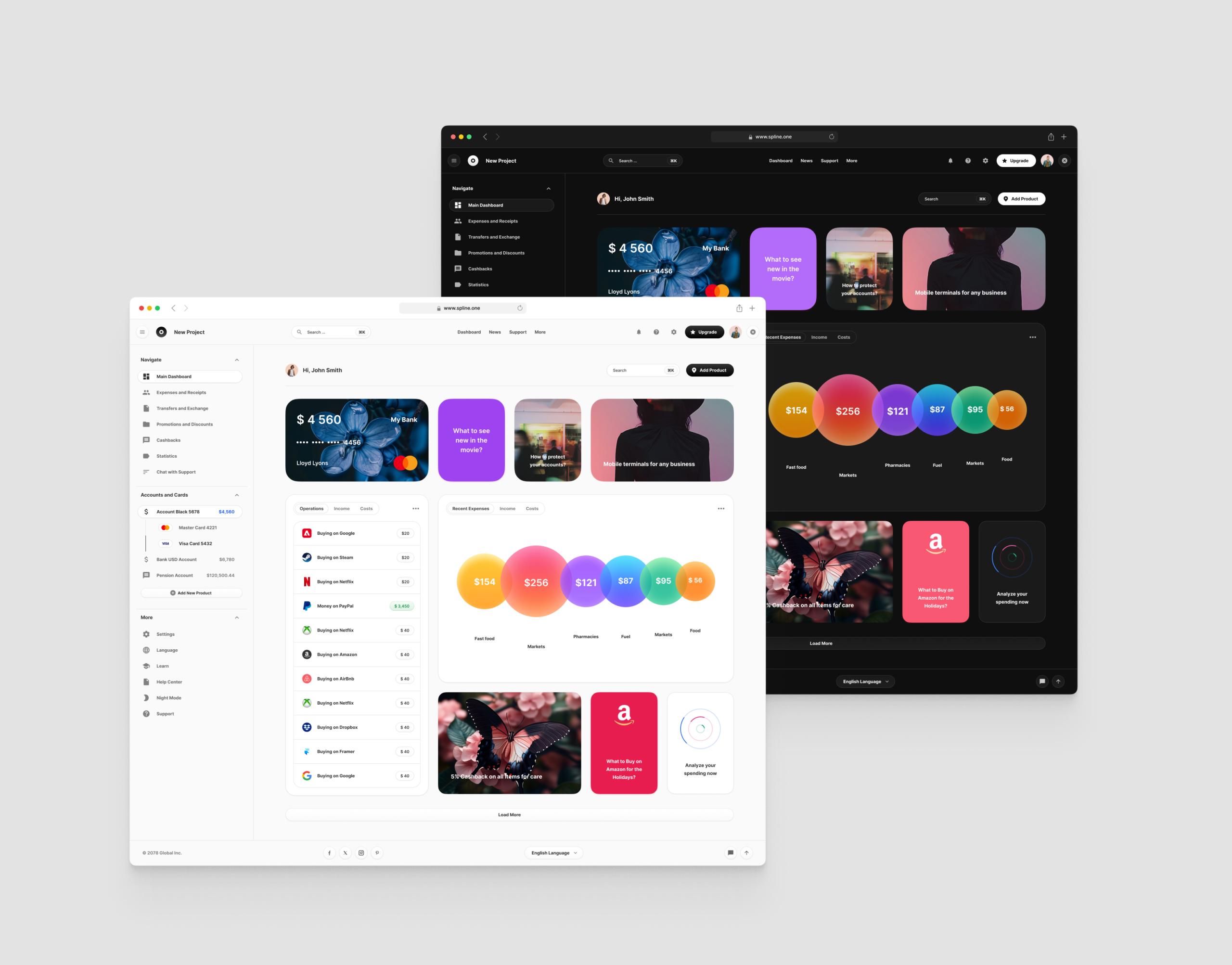 Finance Dashboards for Figma (0004)