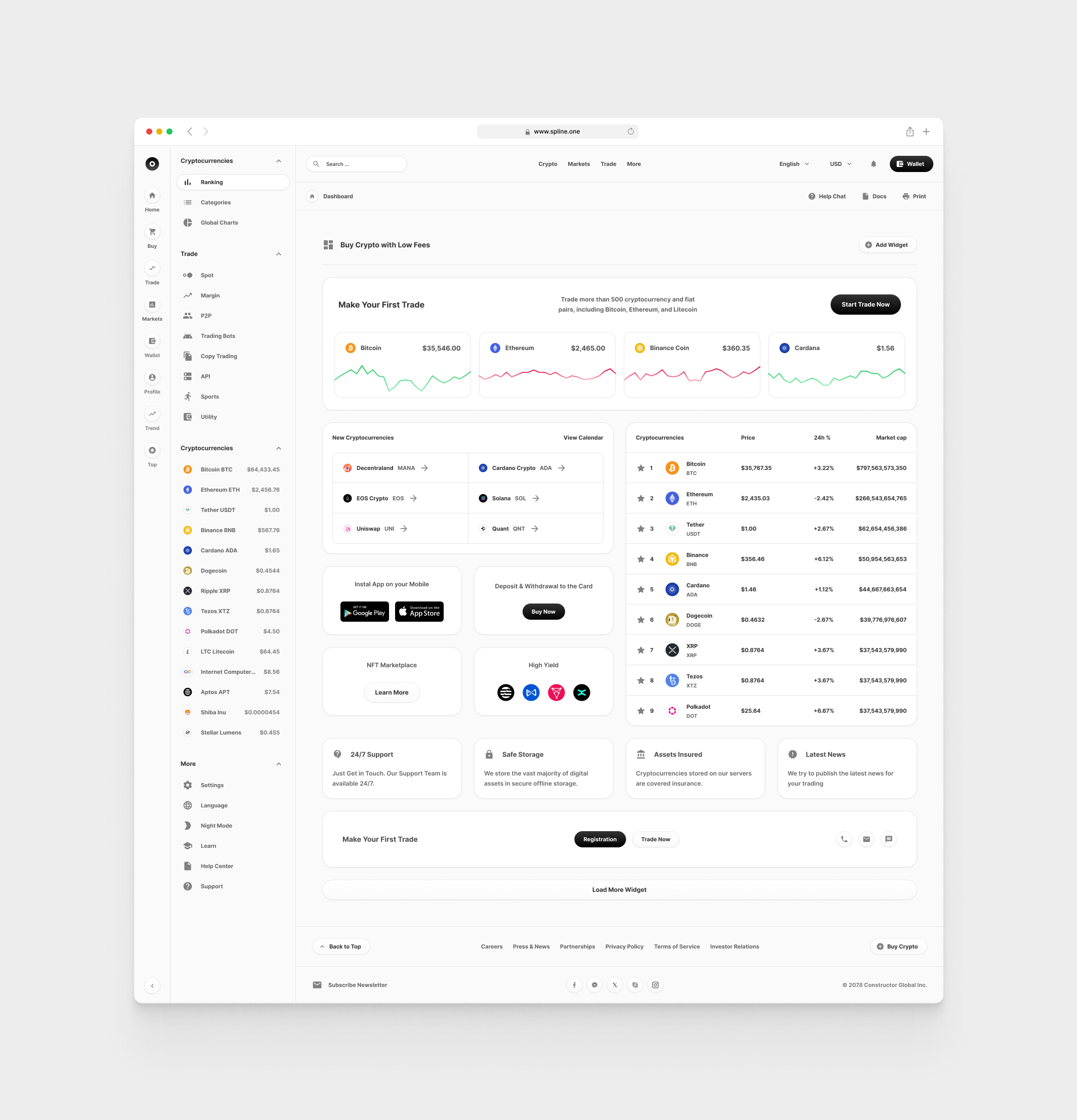Crypto for Figma Templates (0017)