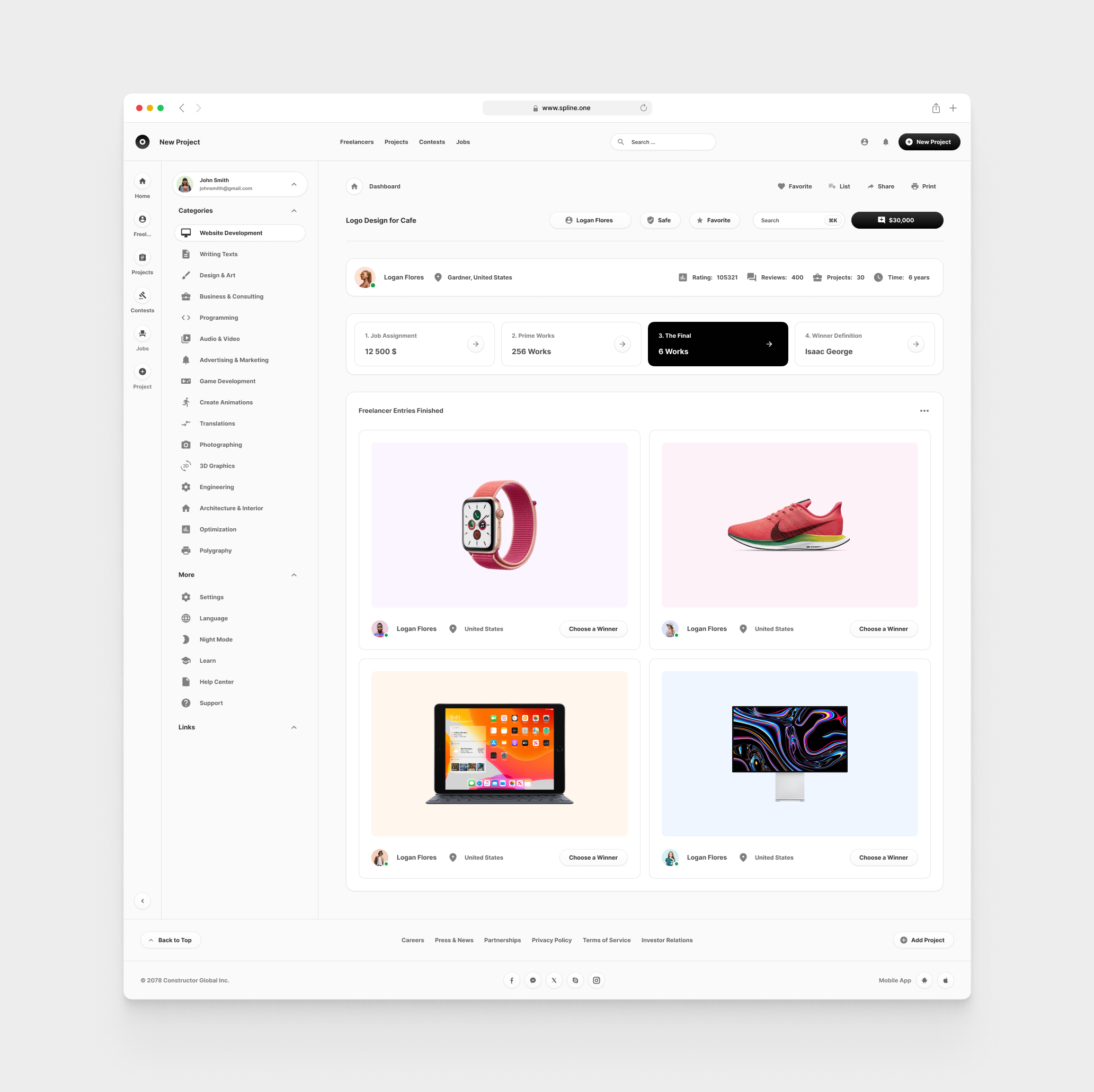 Freelance for Figma Templates (0024)