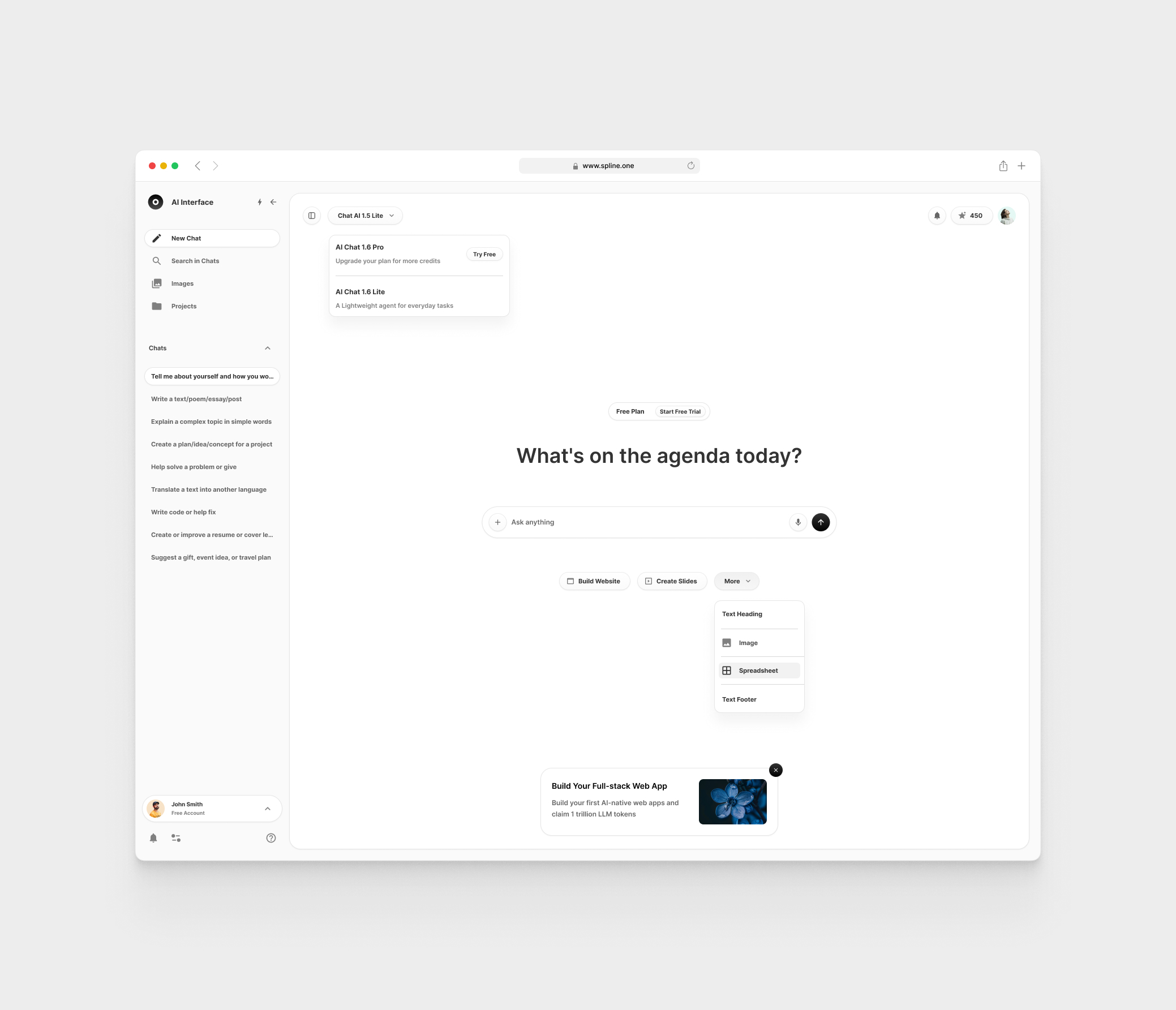 AI Chat GPT for Figma Templates