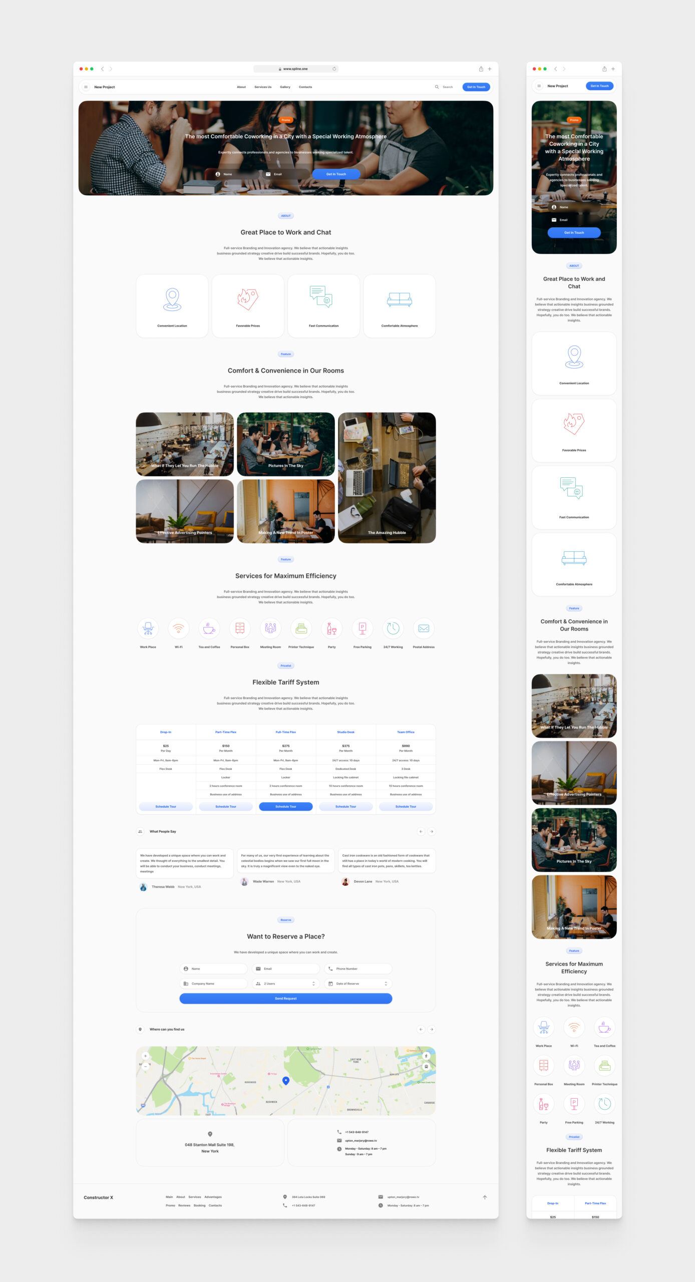 Coworking Template for Figma (0057)