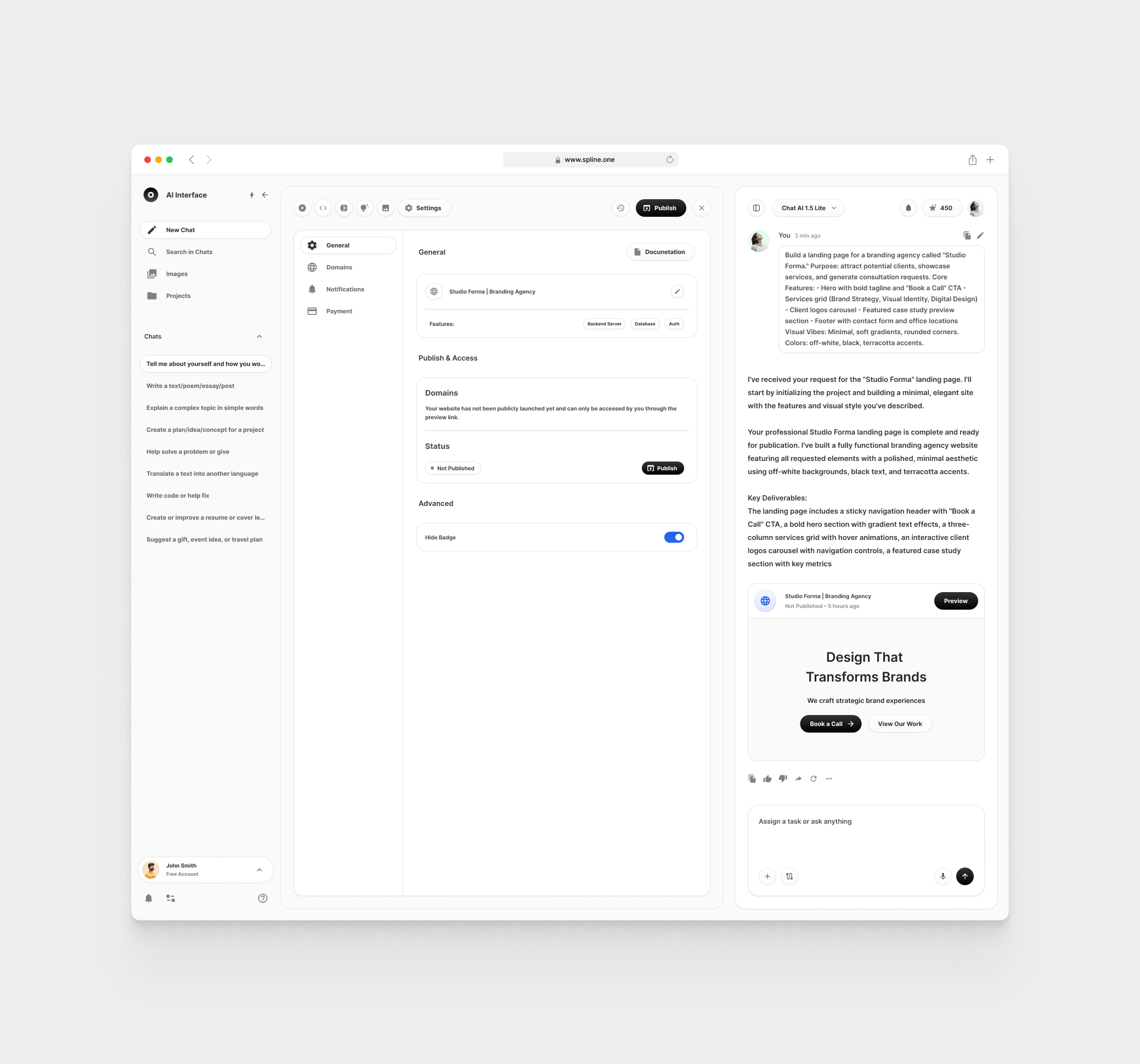 AI Chat GPT for Figma Templates