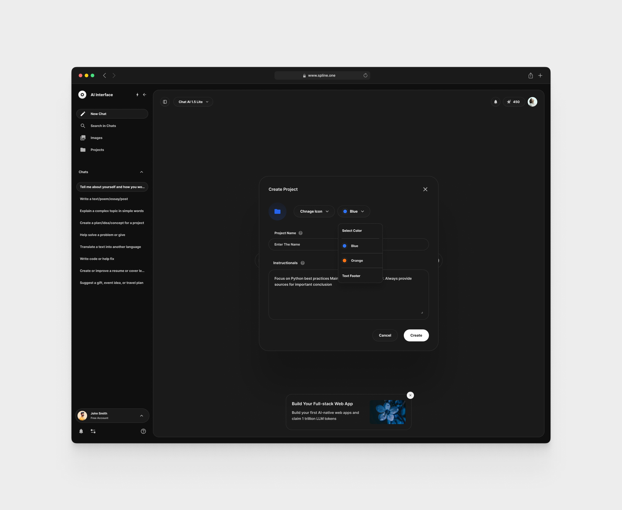 AI Chat GPT for Figma Templates