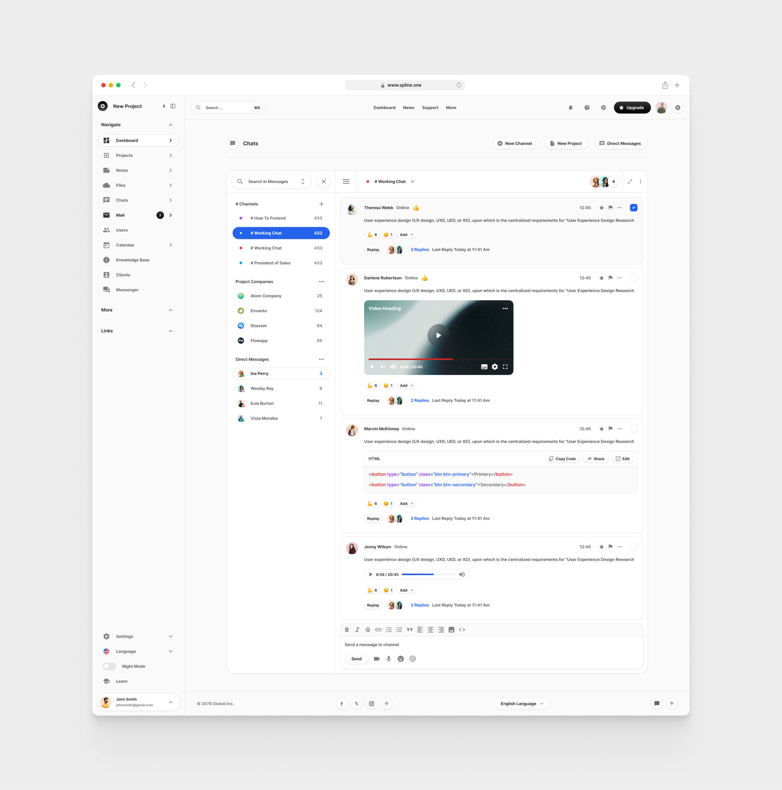 Chats for Figma Templates (0013)