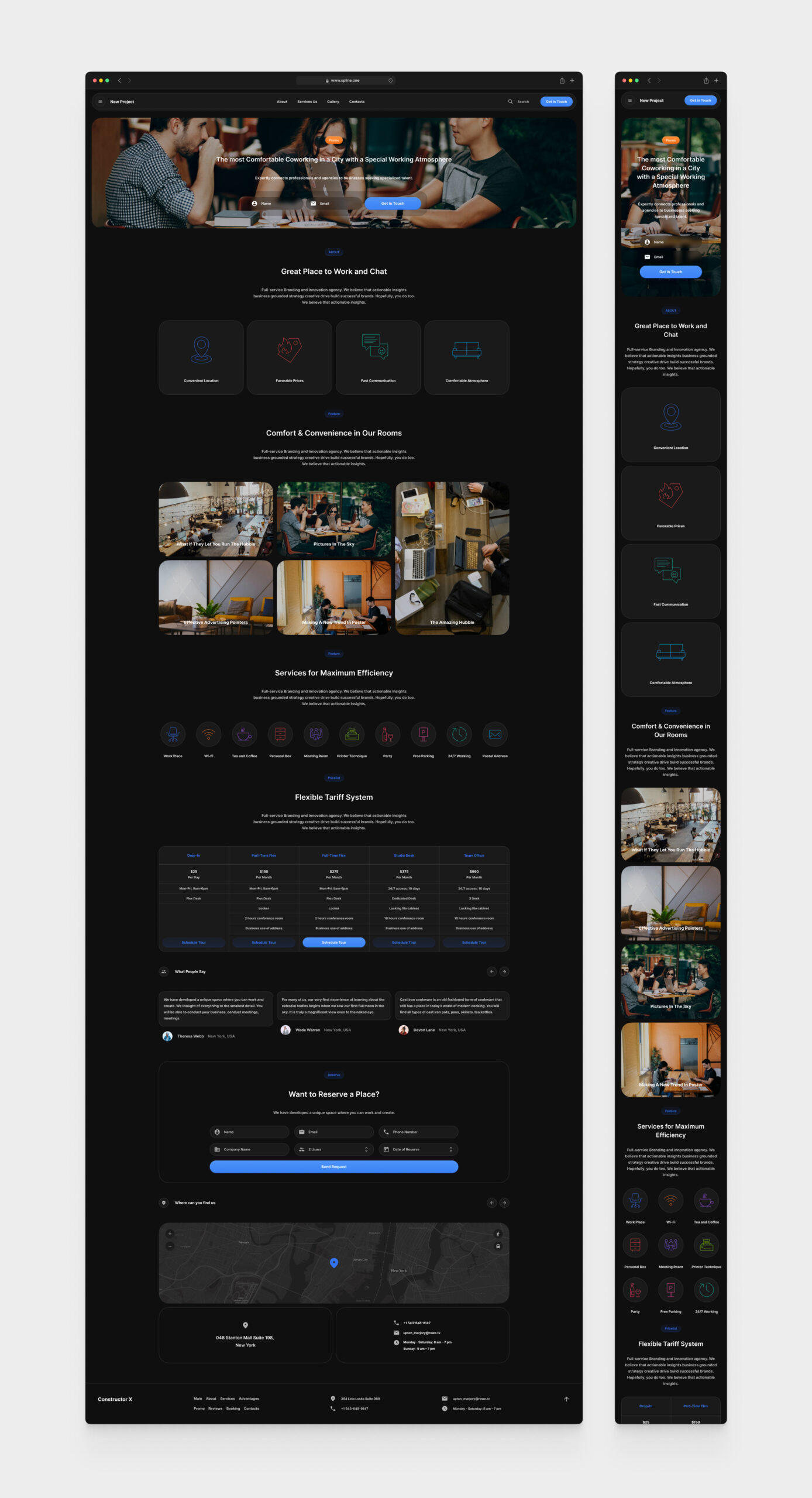Coworking Template for Figma (0057)