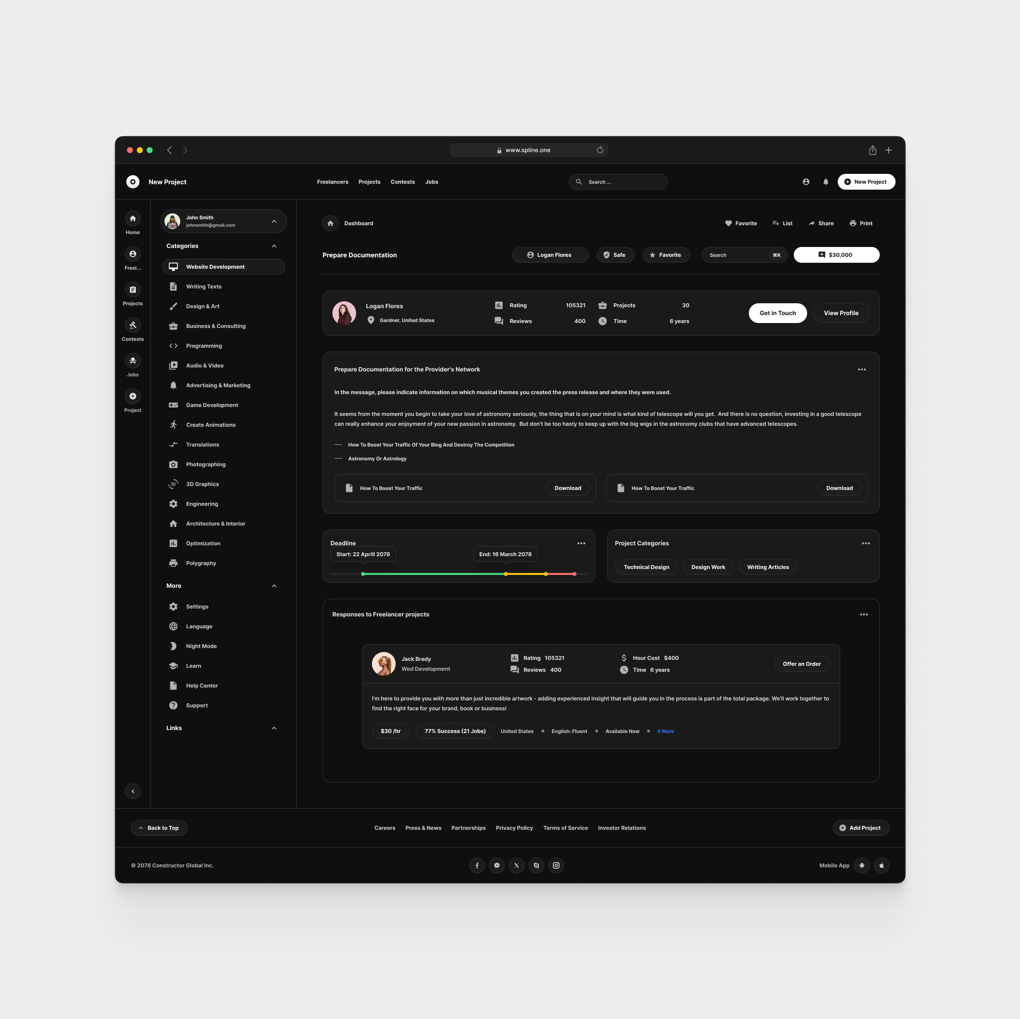 Freelance for Figma Templates (0024)
