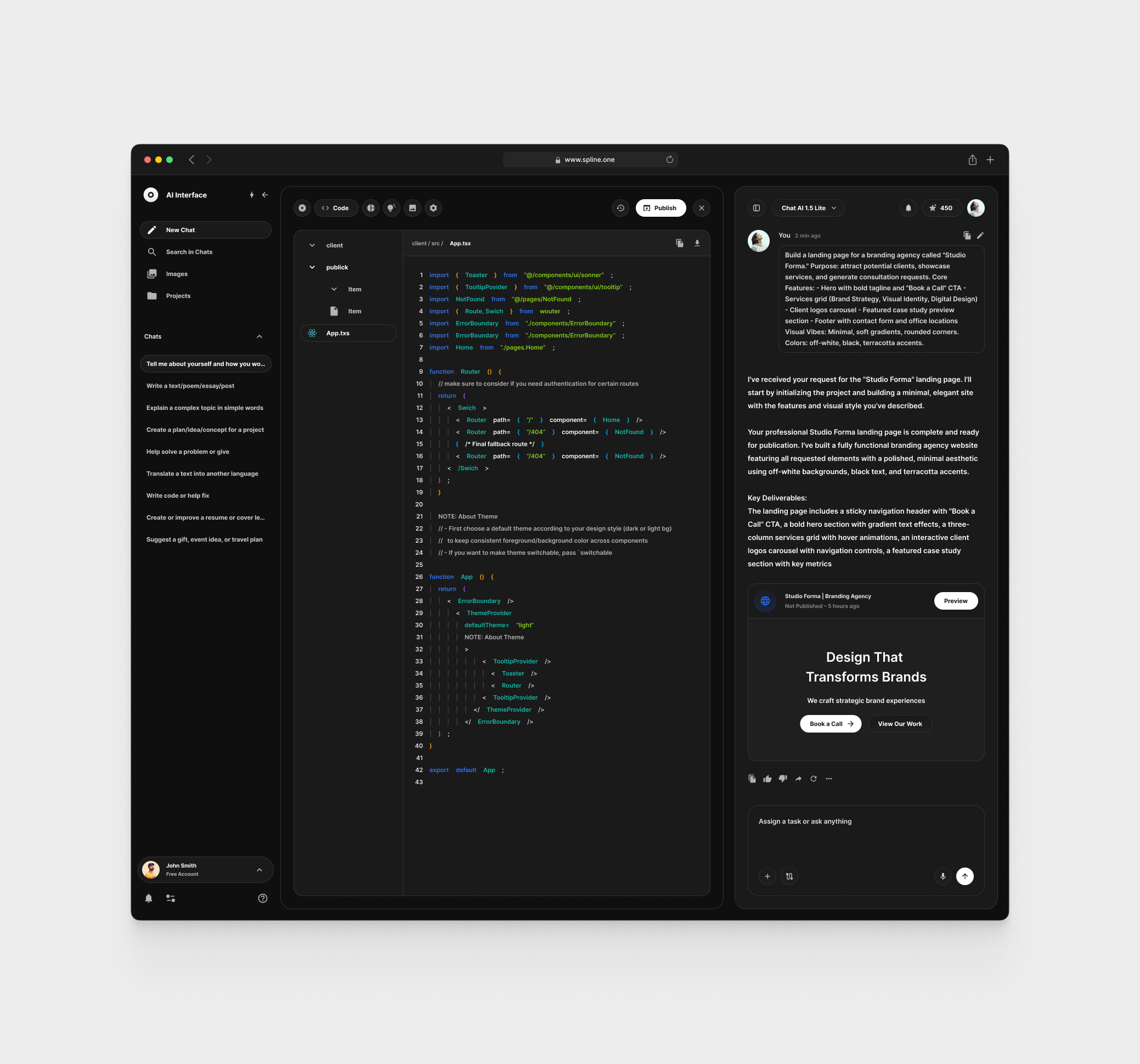 AI Chat GPT for Figma Templates