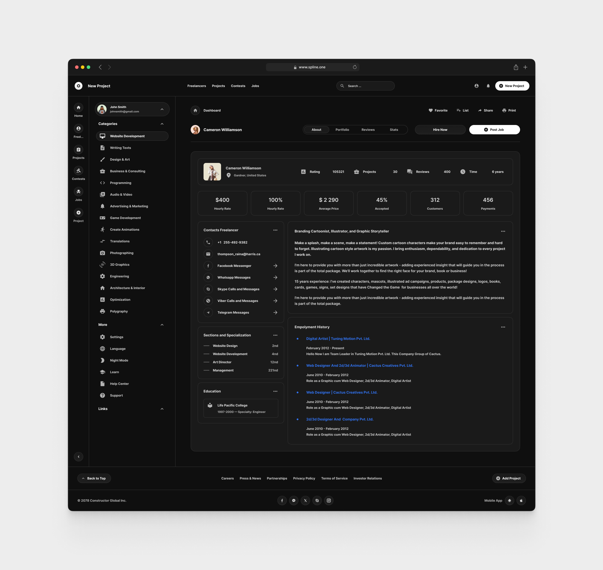 Freelance for Figma Templates (0024)
