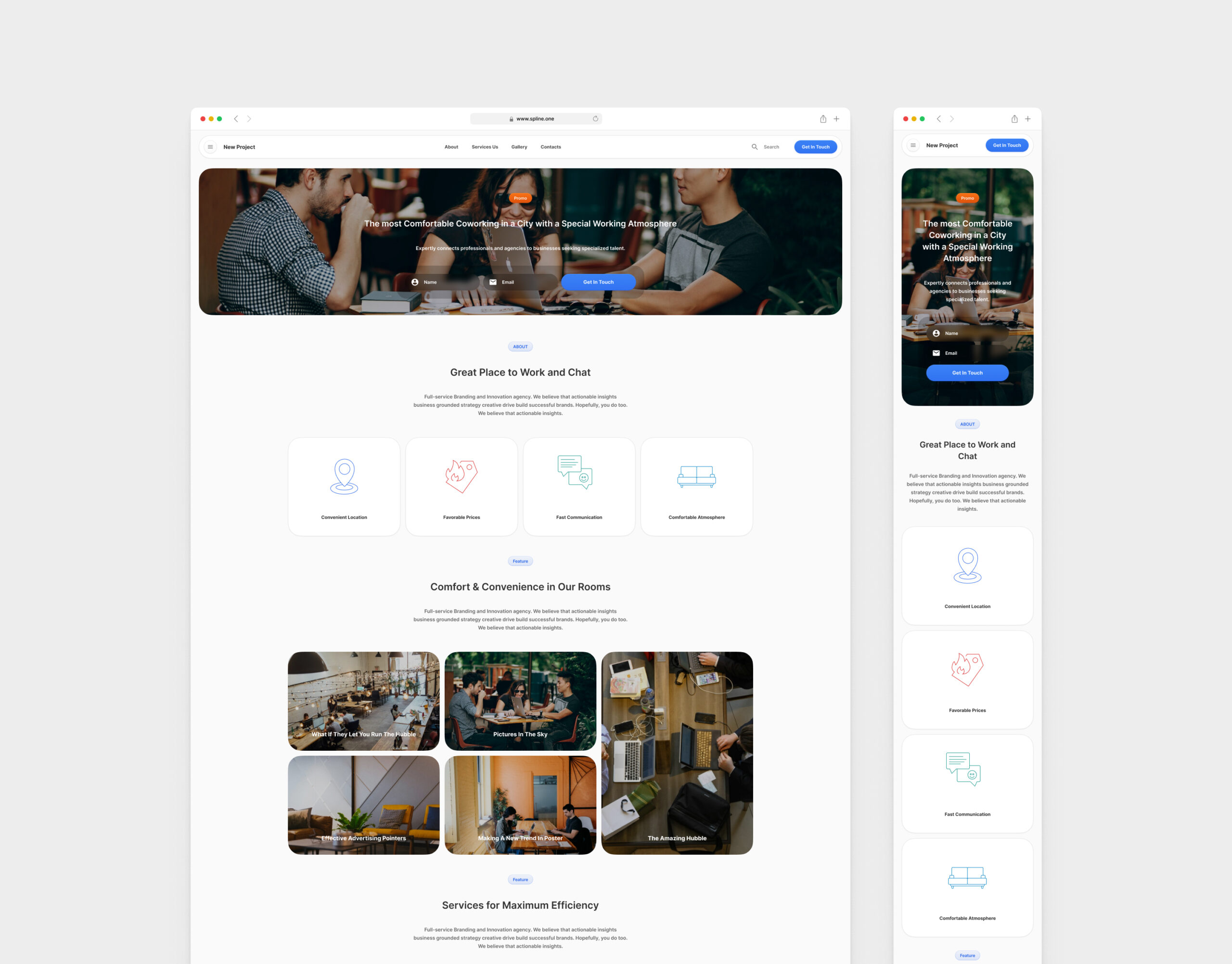 Coworking Template for Figma (0057)