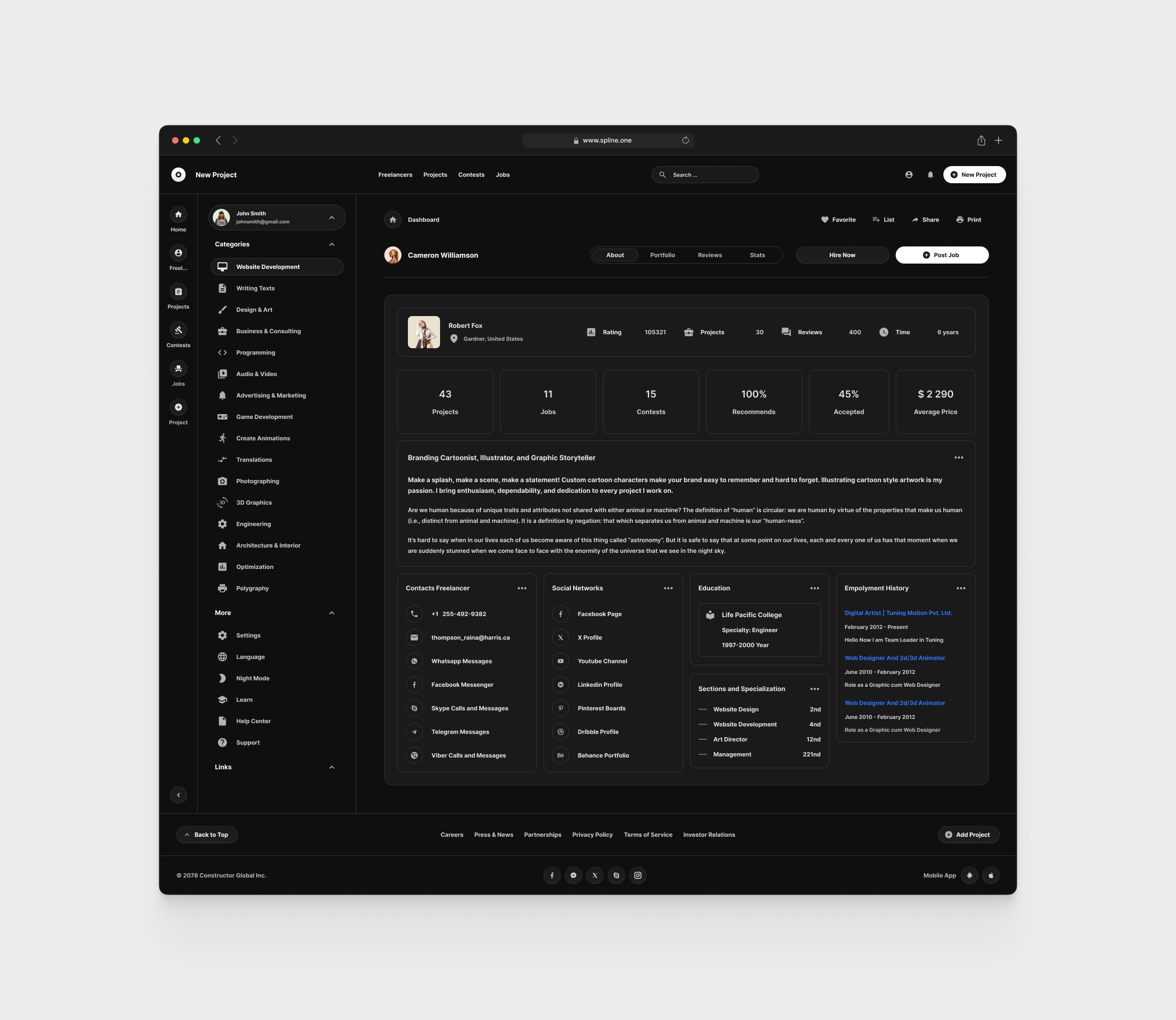 Freelance for Figma Templates (0024)
