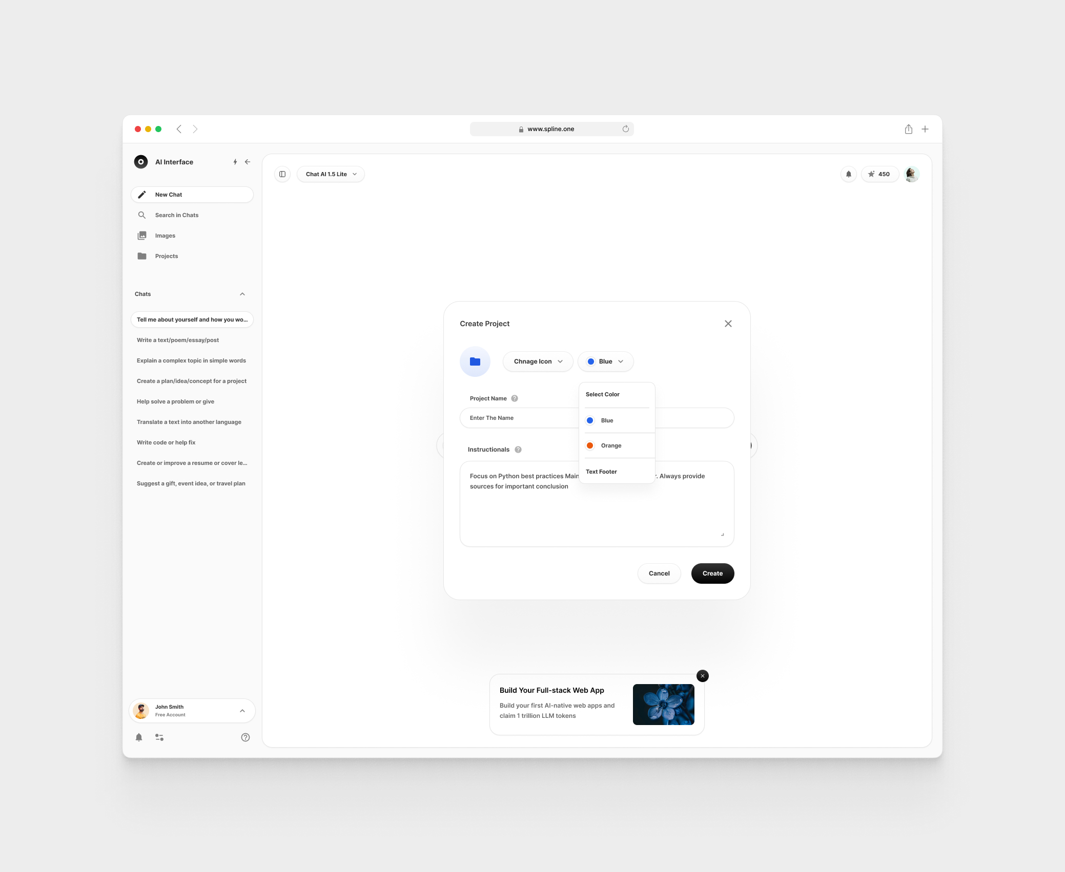 AI Chat GPT for Figma Templates