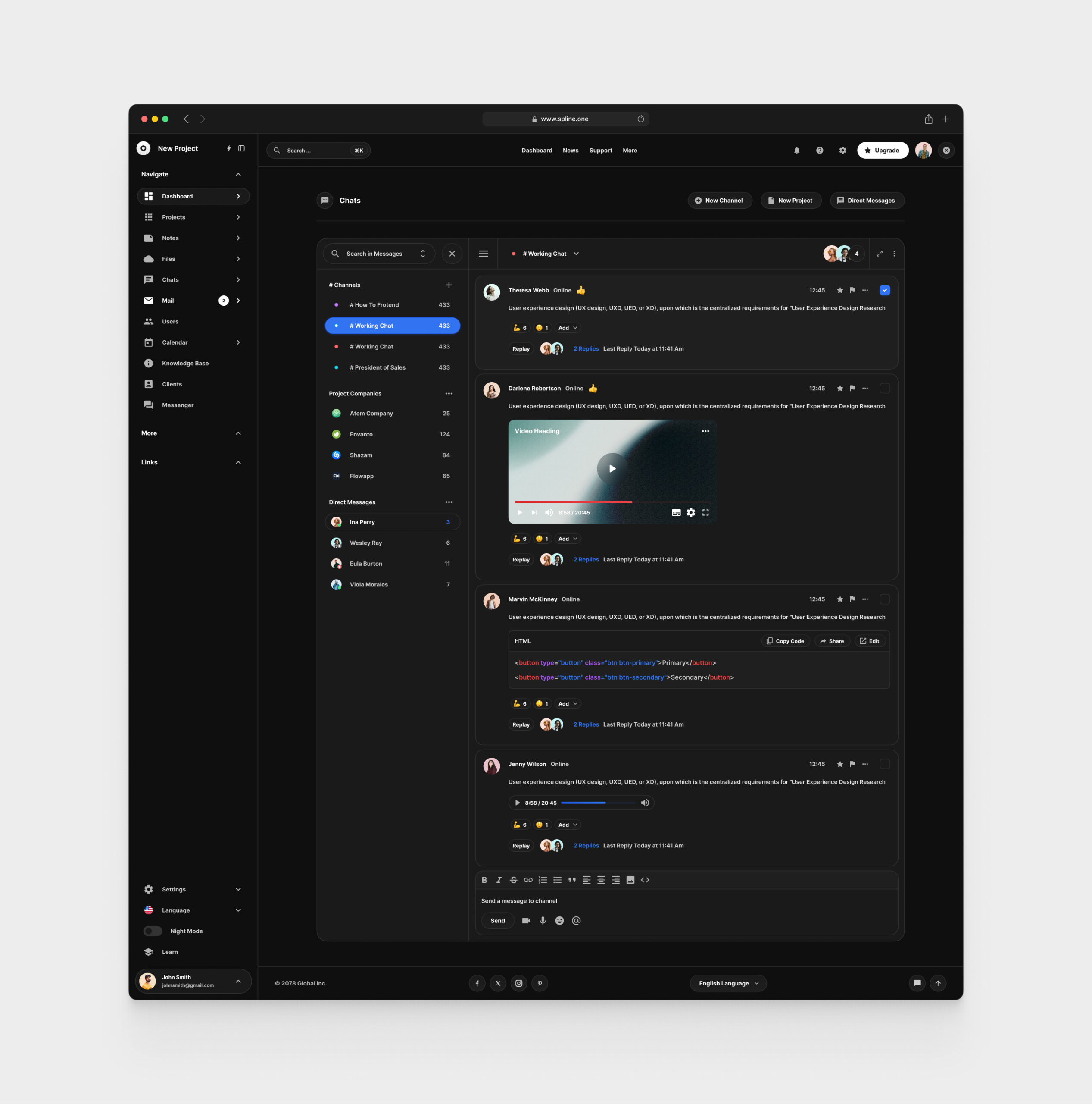 Chats for Figma Templates (0013)