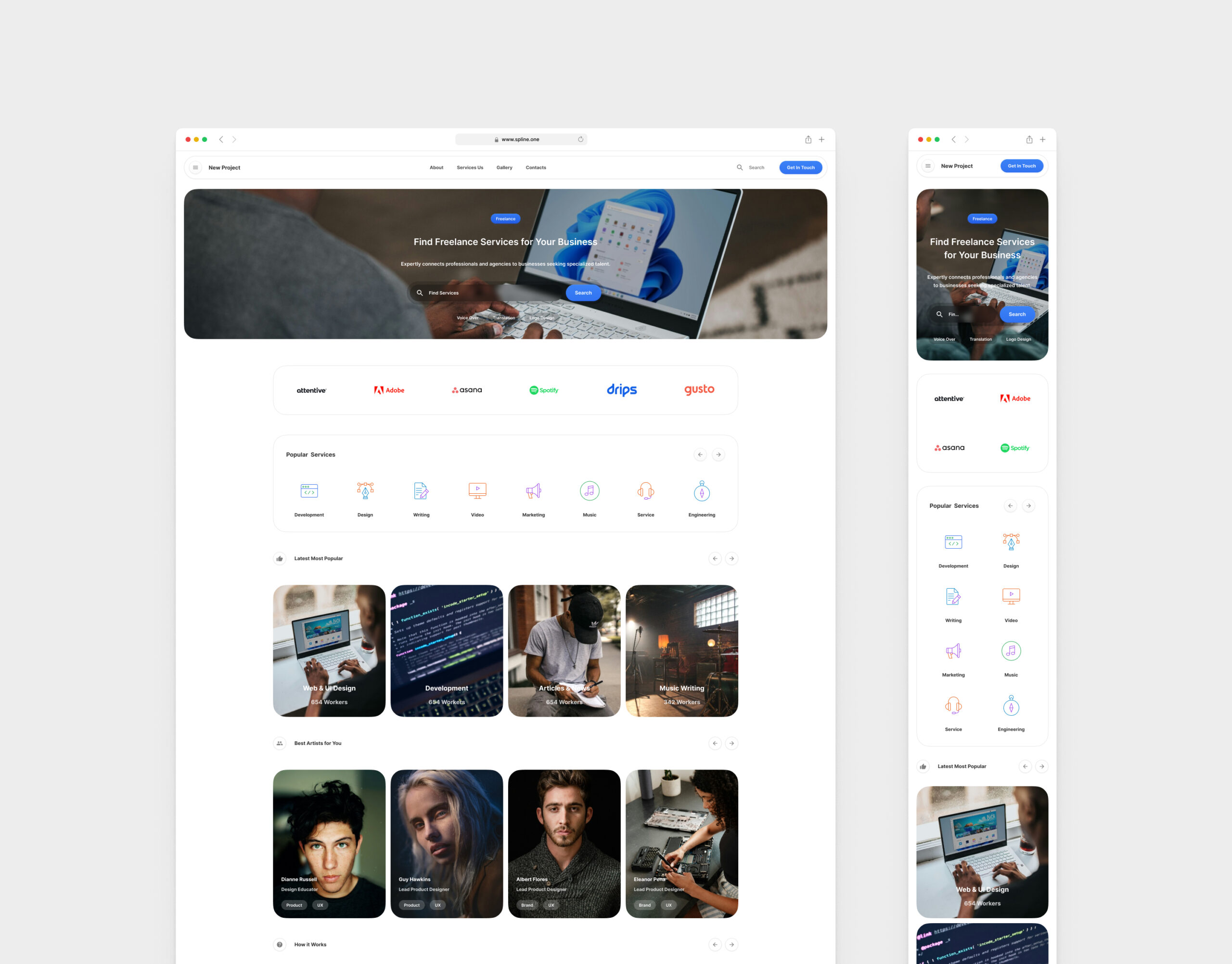 Freelance Template for Figma (0052)