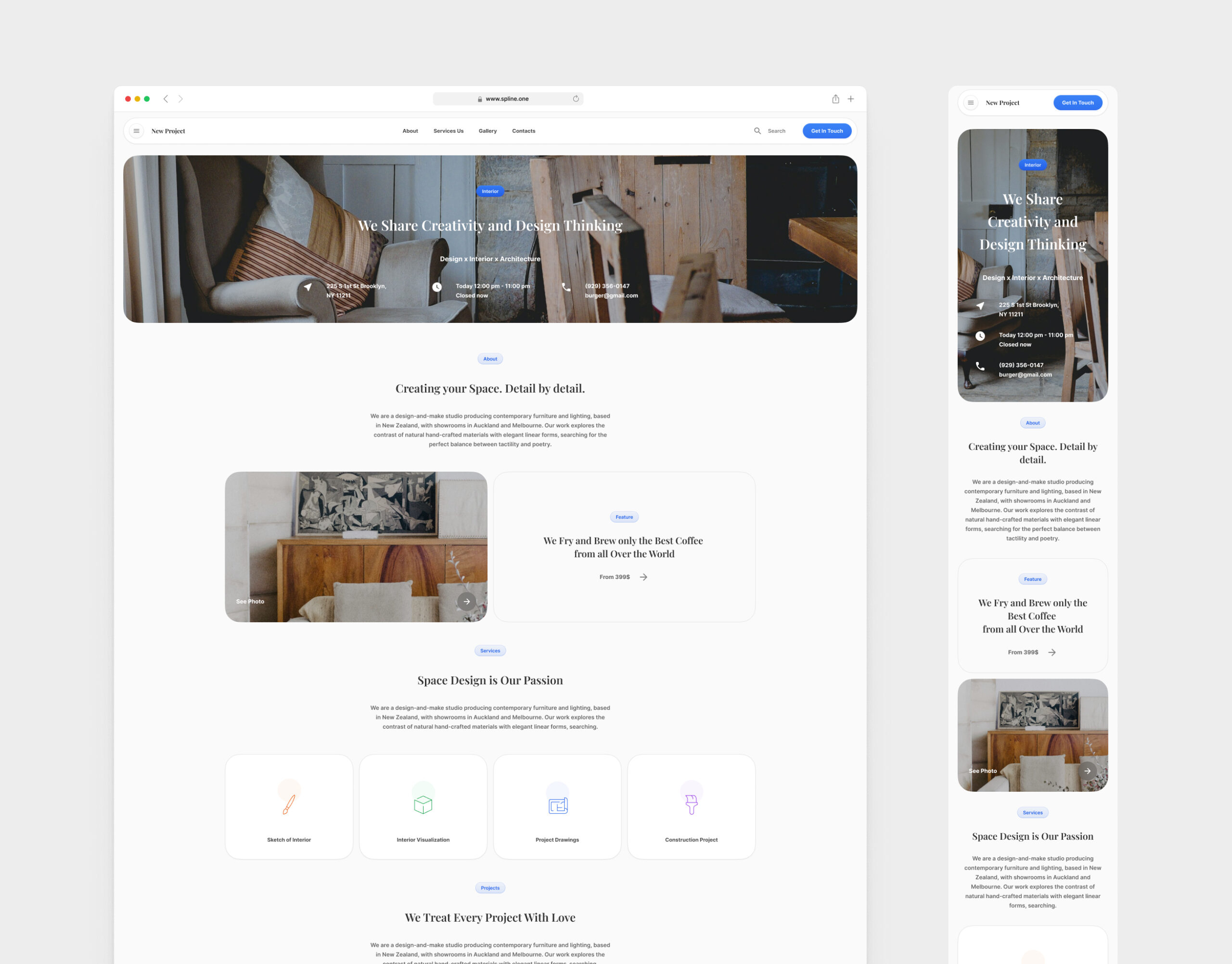 Interior Template for Figma (0049)