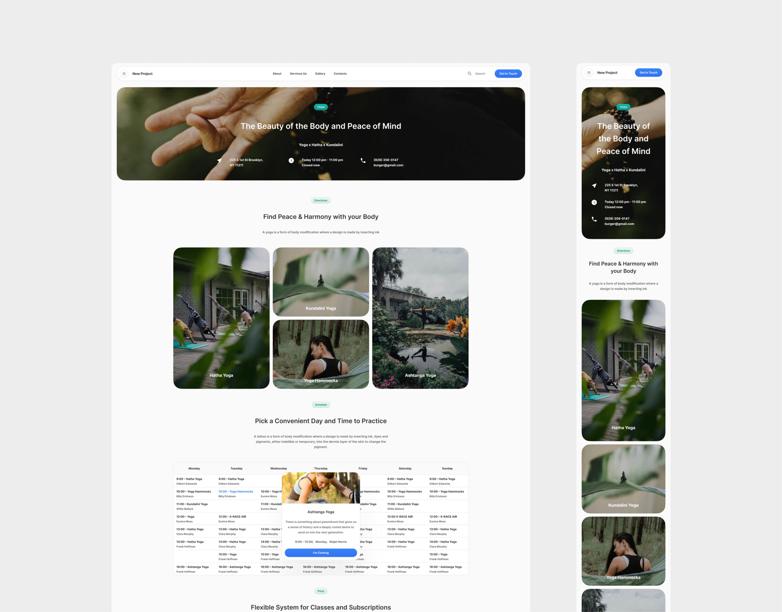 Yoga Template for Figma (0048)