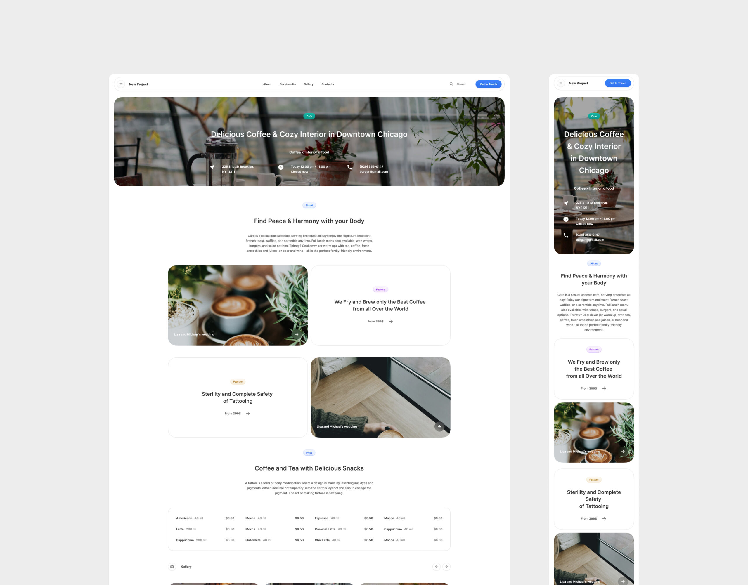 Coffee Template for Figma (0051)