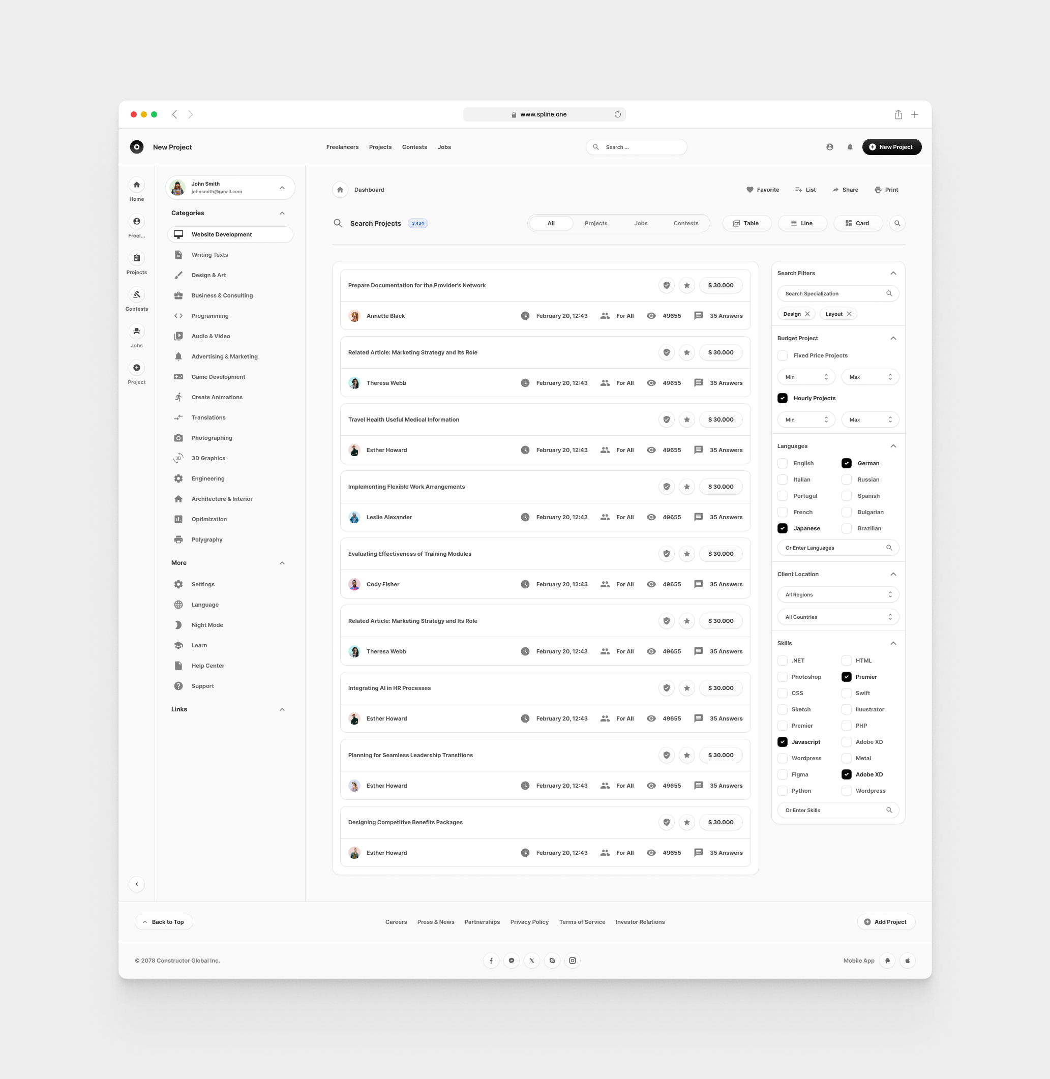 Freelance for Figma Templates (0024)
