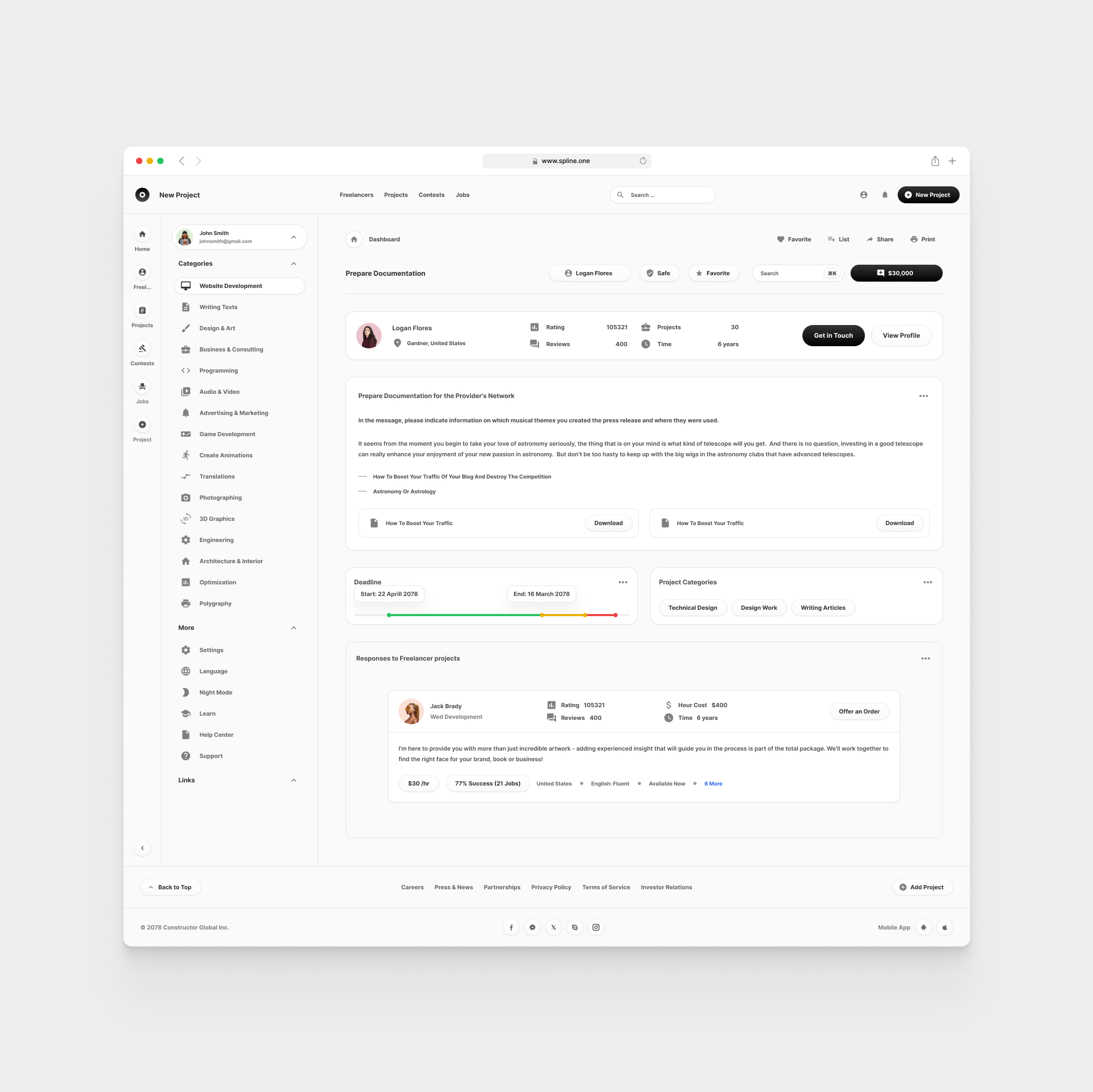 Freelance for Figma Templates (0024)