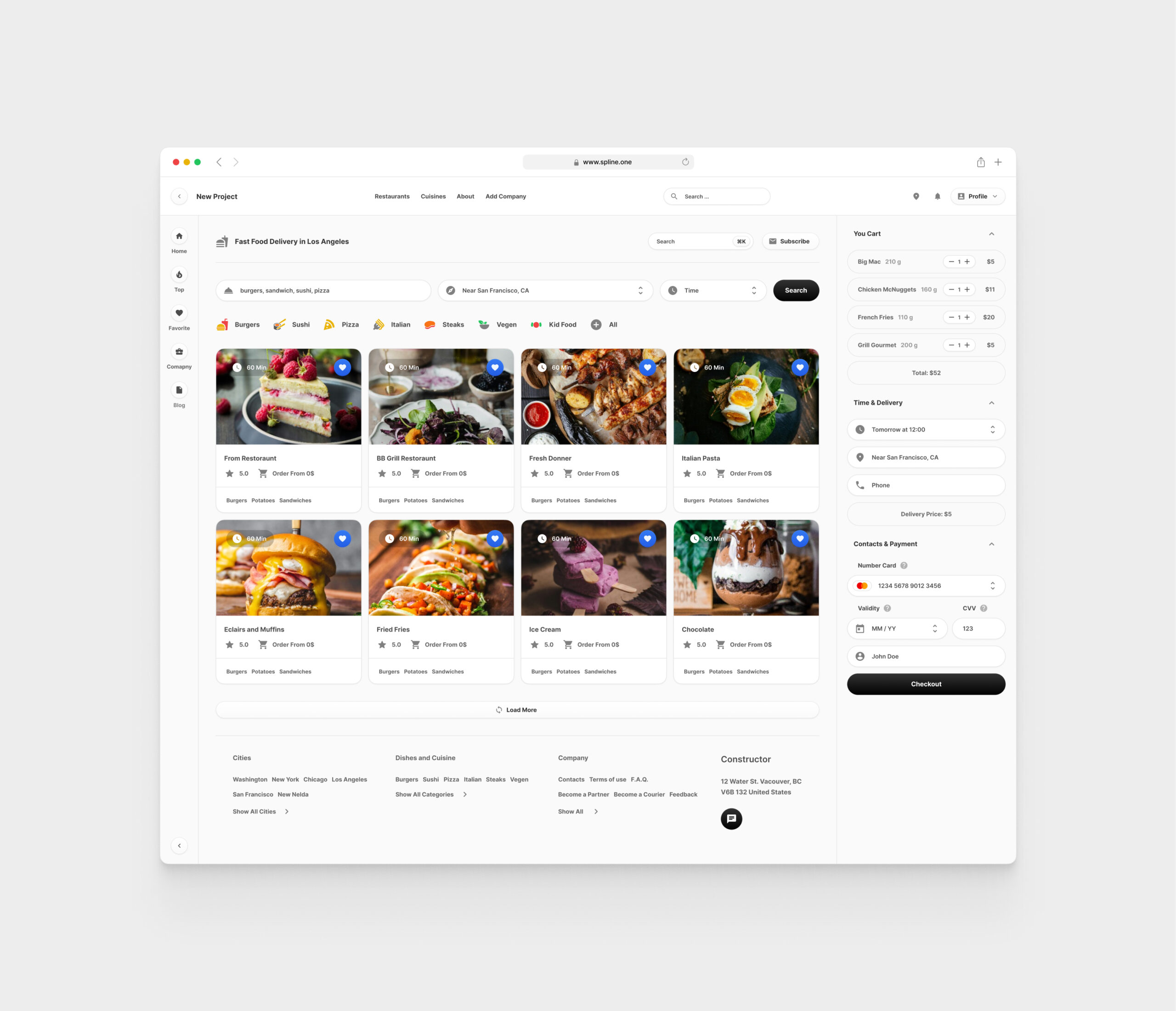 Food Delivery for Figma Templates (0030)