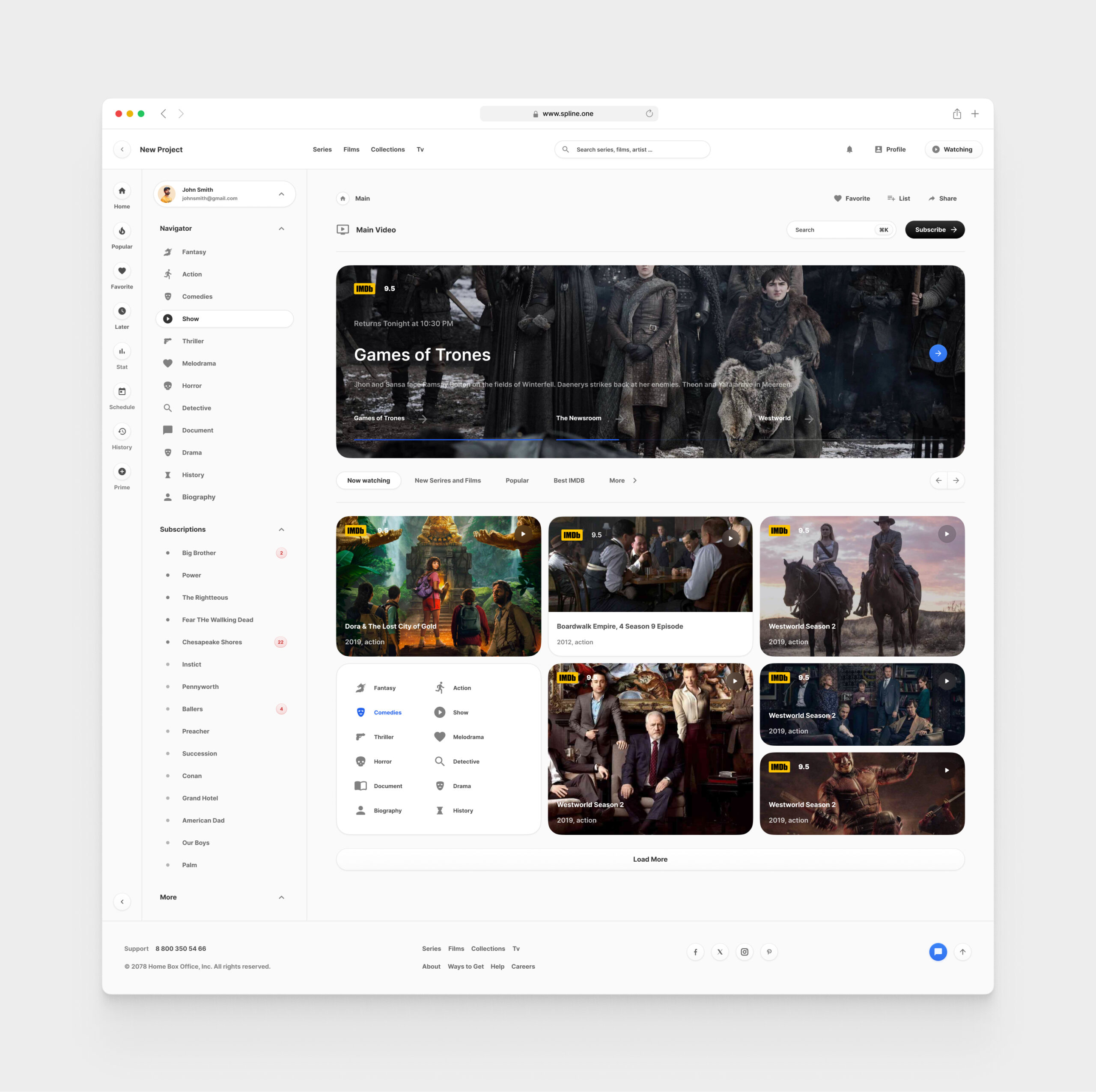 Cinema for Figma Templates (0026)