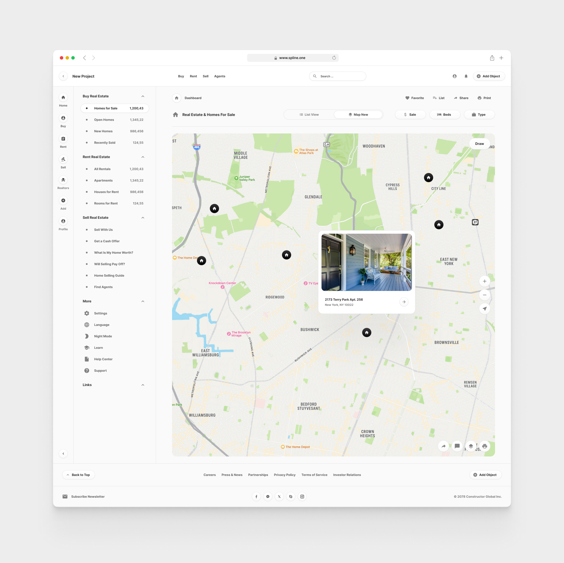 Real Estate for Figma Templates (0023)