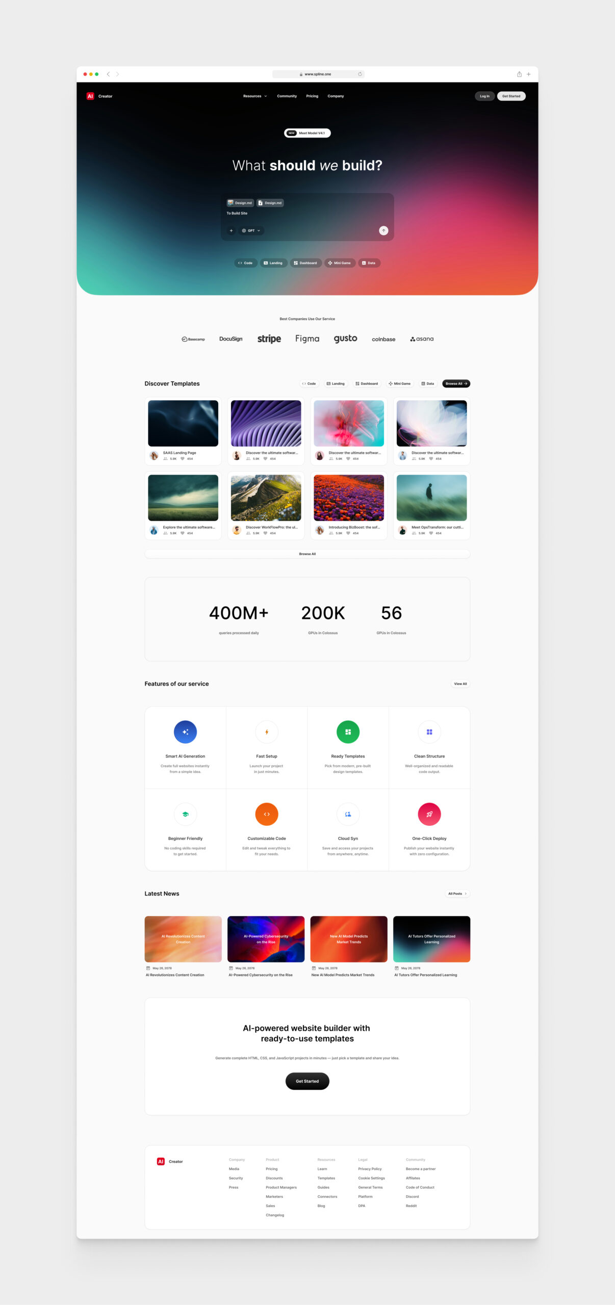 AI Web Generate for Figma Templates (0022)