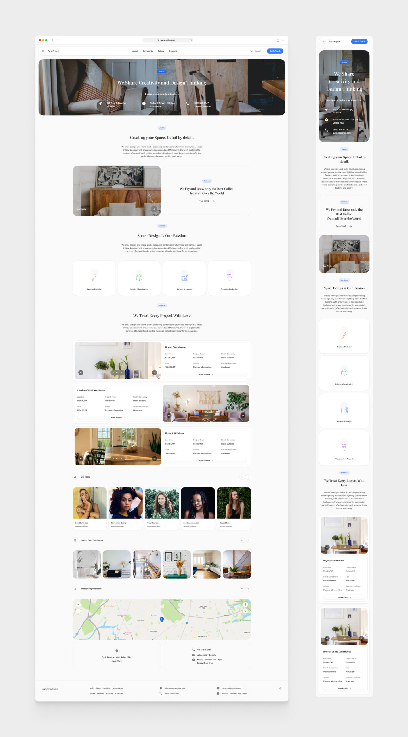 Interior Template for Figma (0049)