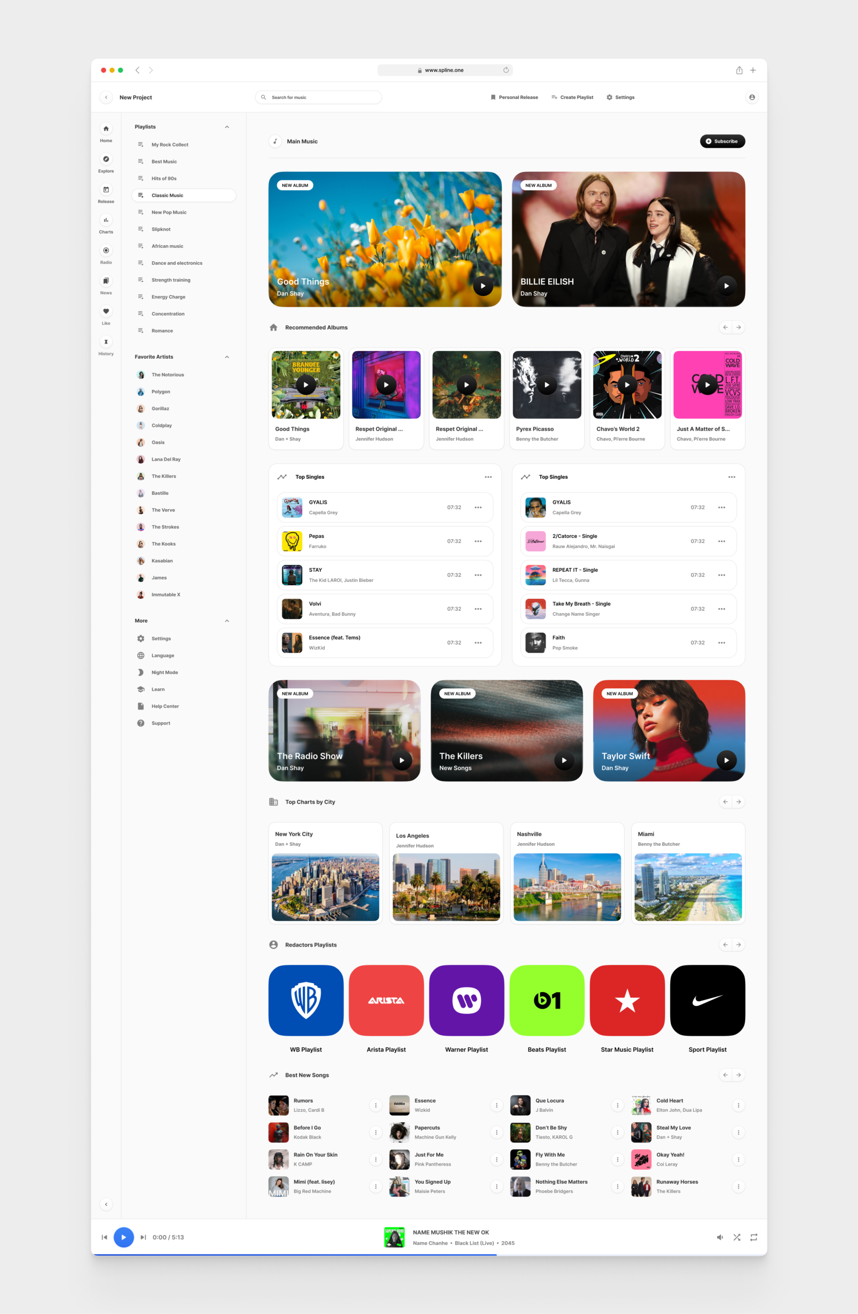 Music for Figma Templates (0033)