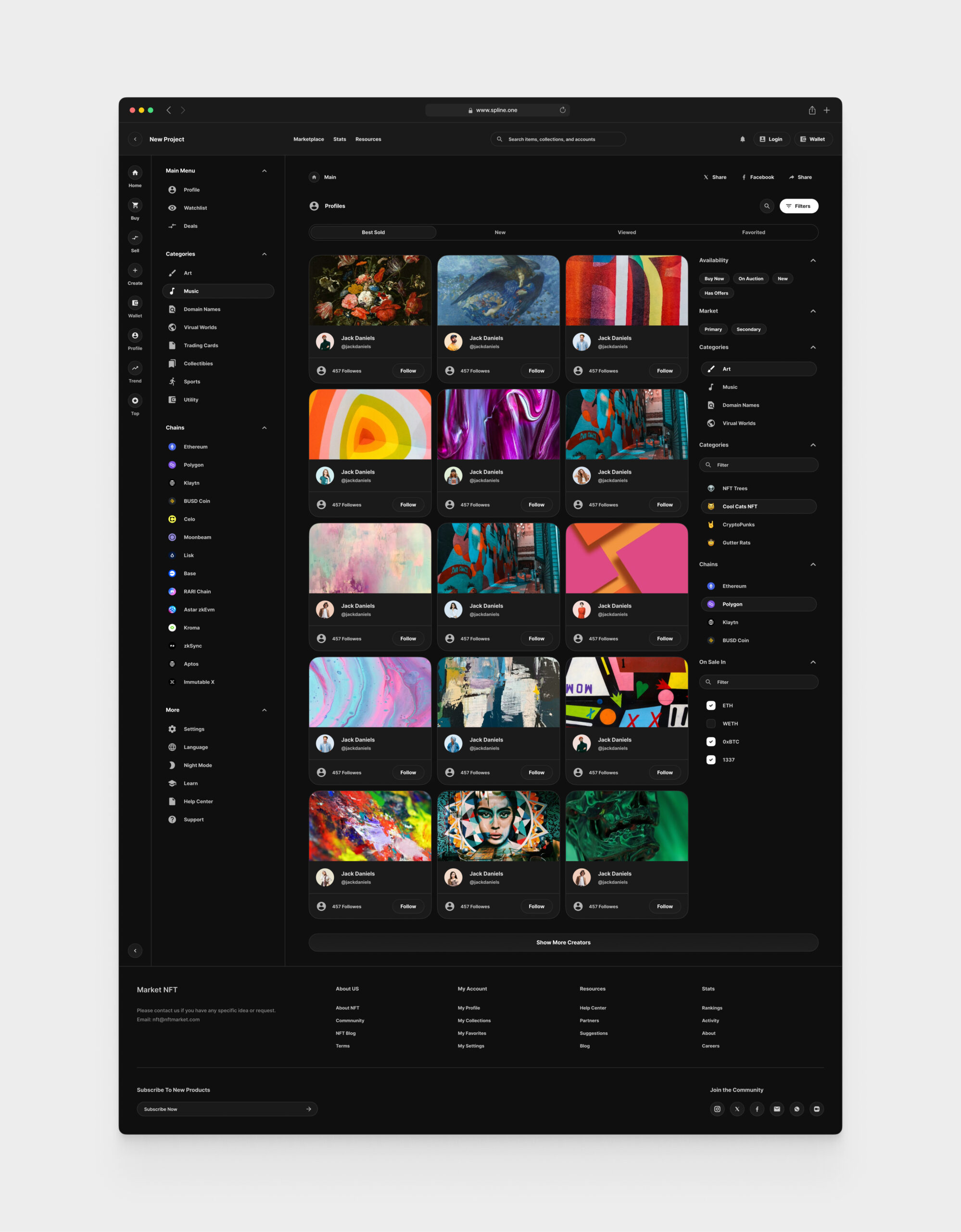 NFT for Figma Templates (0028)