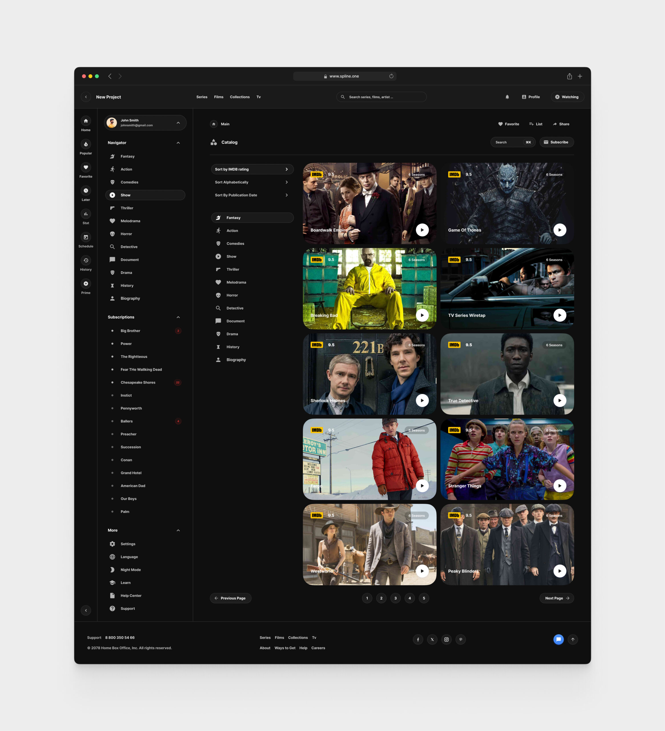 Cinema for Figma Templates (0026)