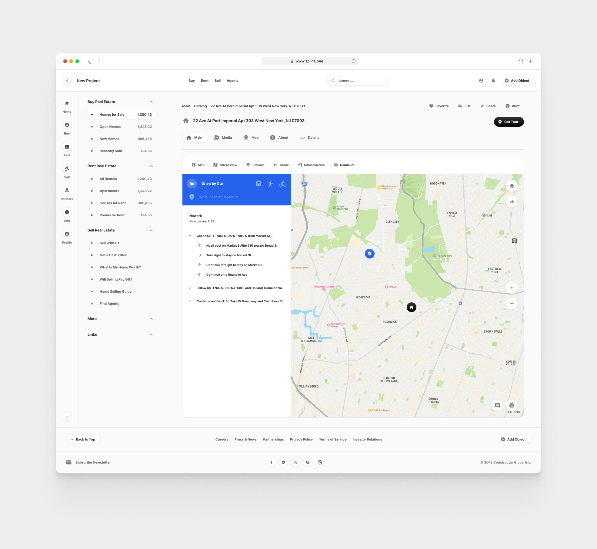 Real Estate for Figma Templates (0023)