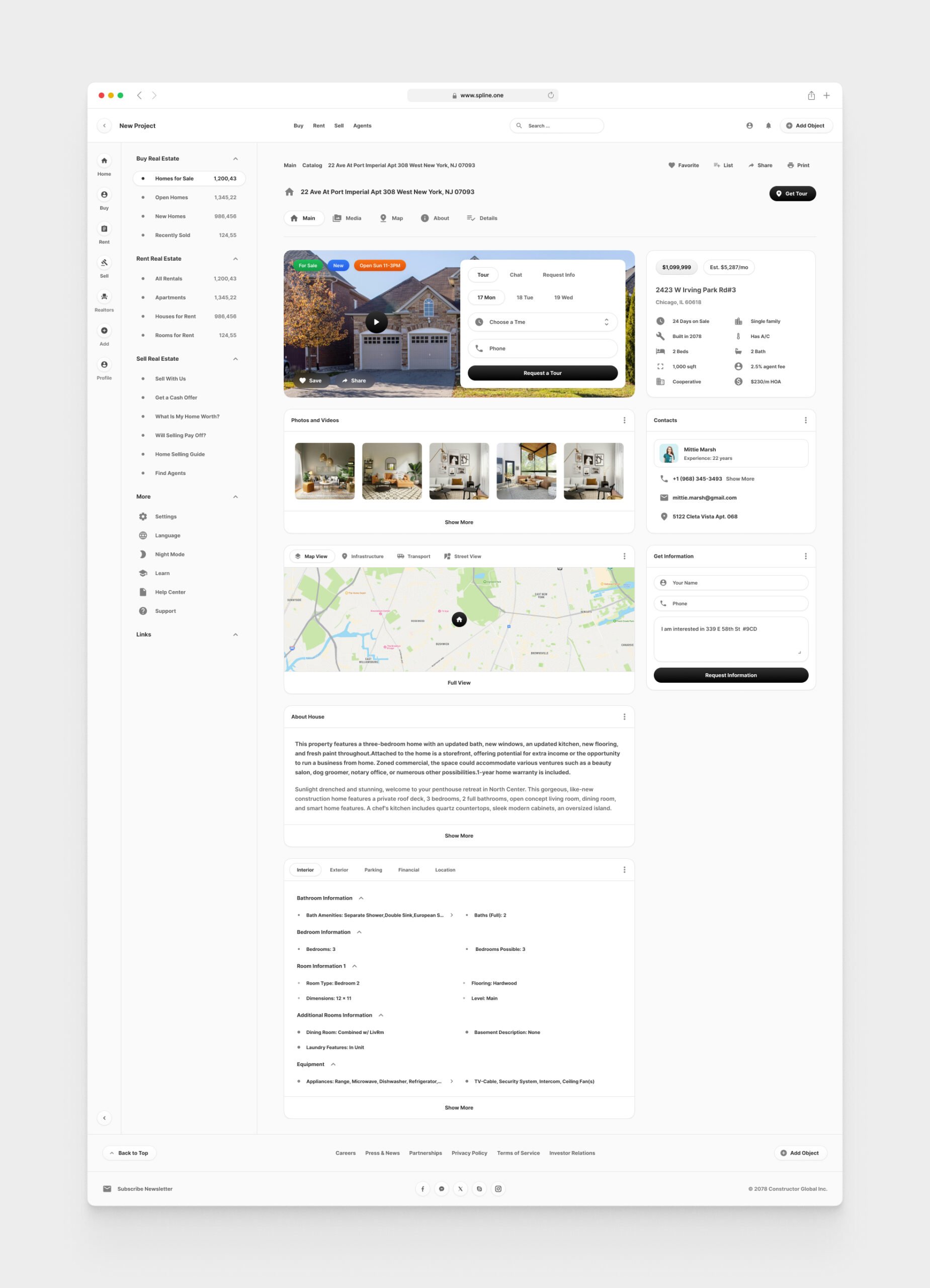 Real Estate for Figma Templates (0023)