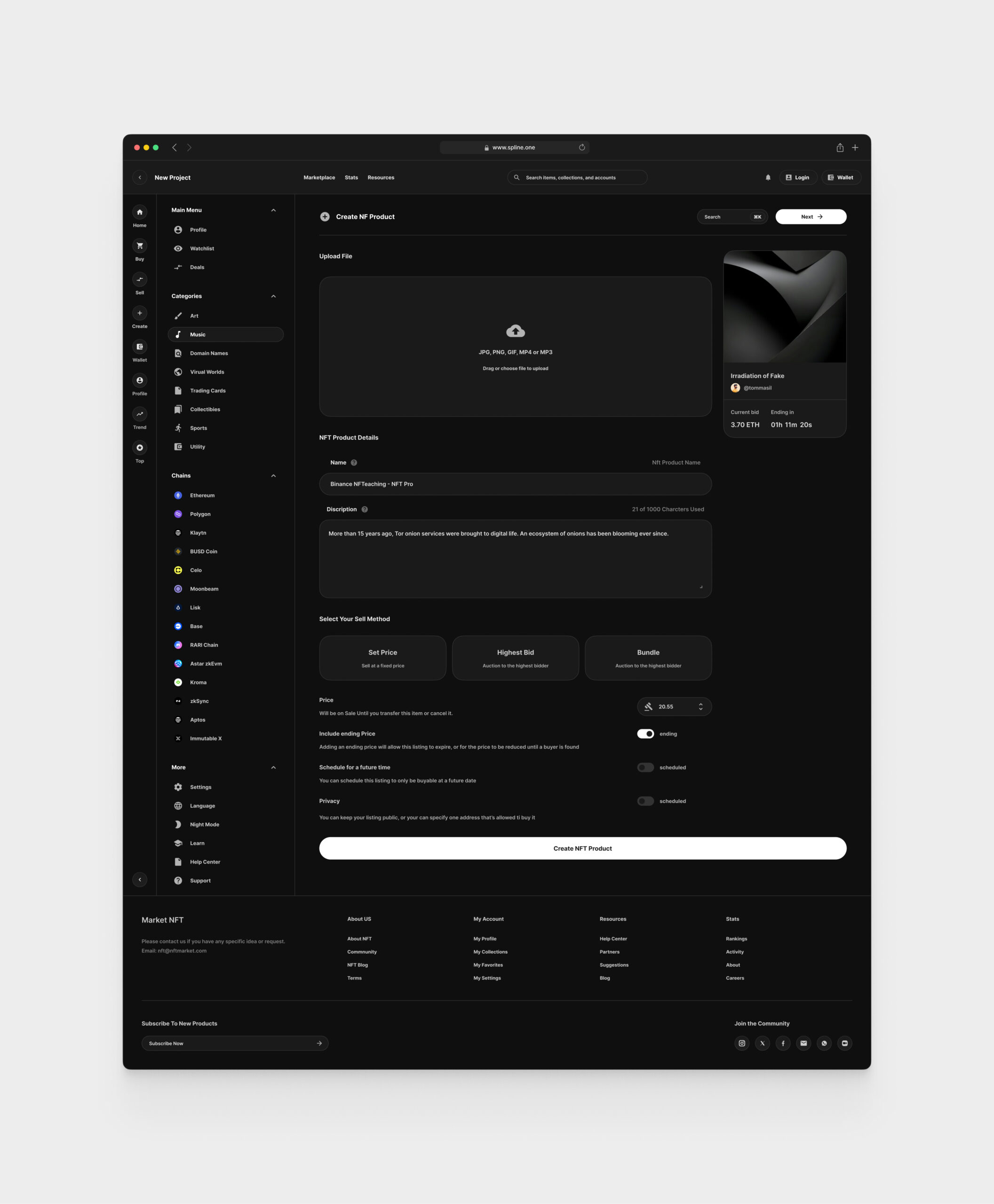 NFT for Figma Templates (0028)