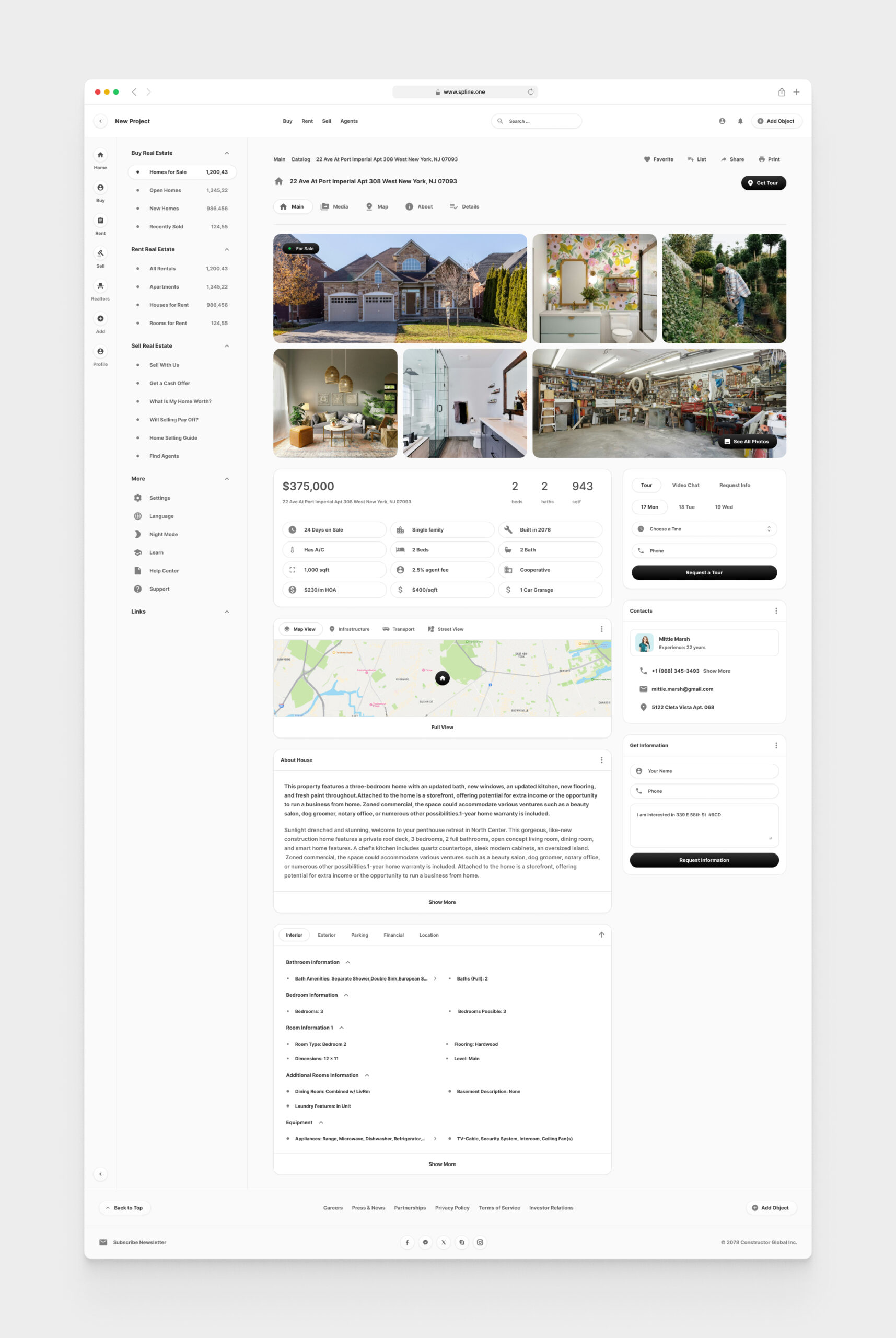 Real Estate for Figma Templates (0023)