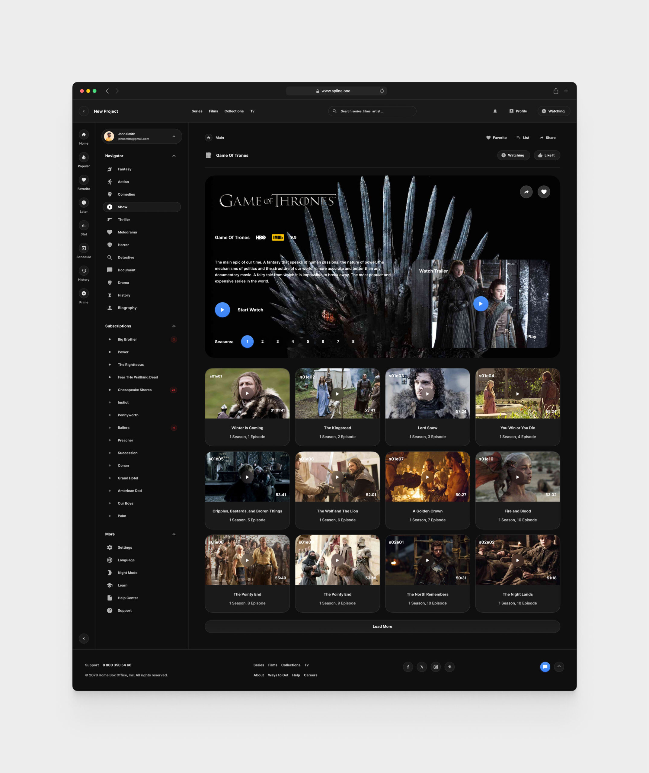 Cinema for Figma Templates (0026)