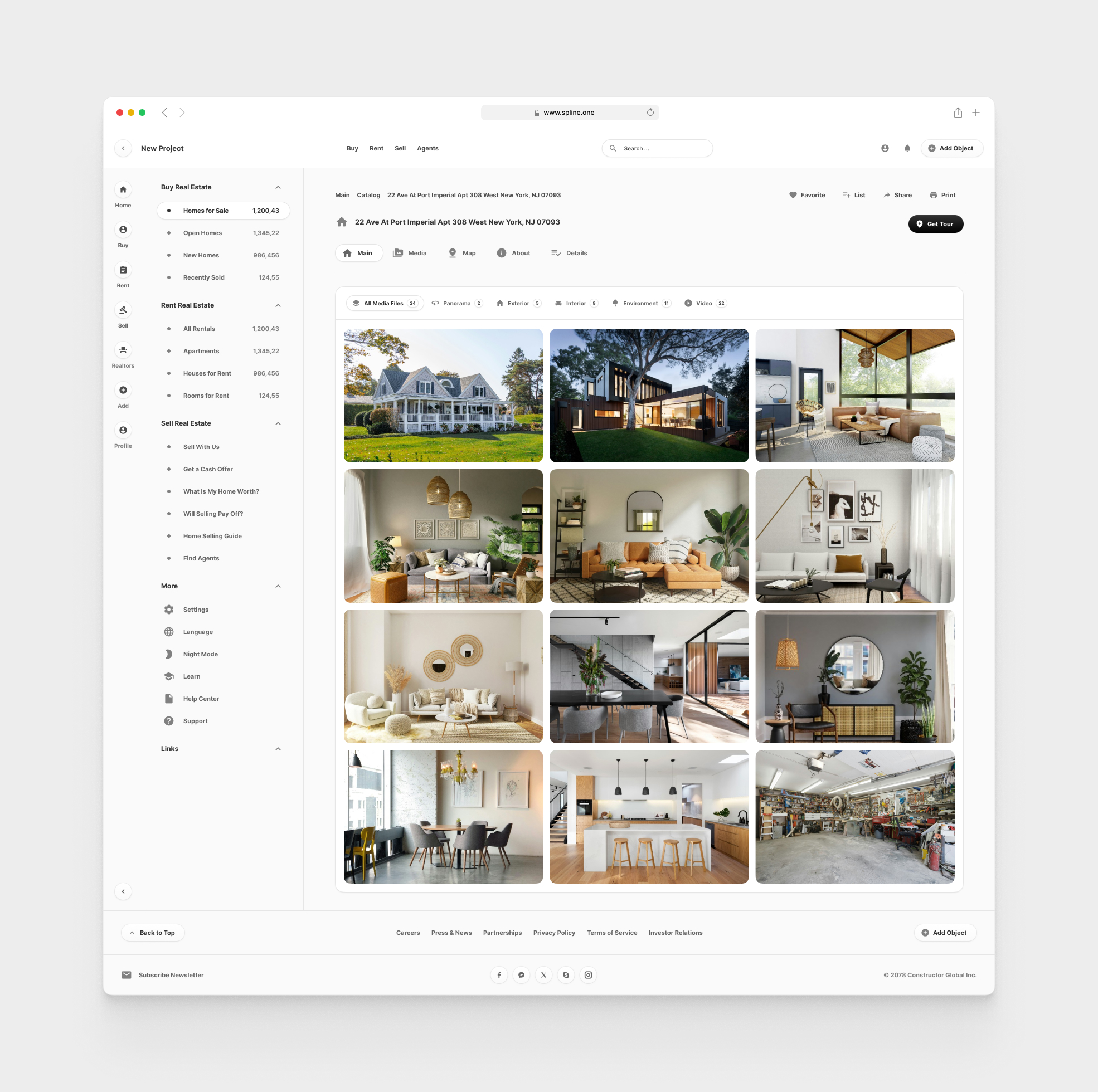 Real Estate for Figma Templates (0023)