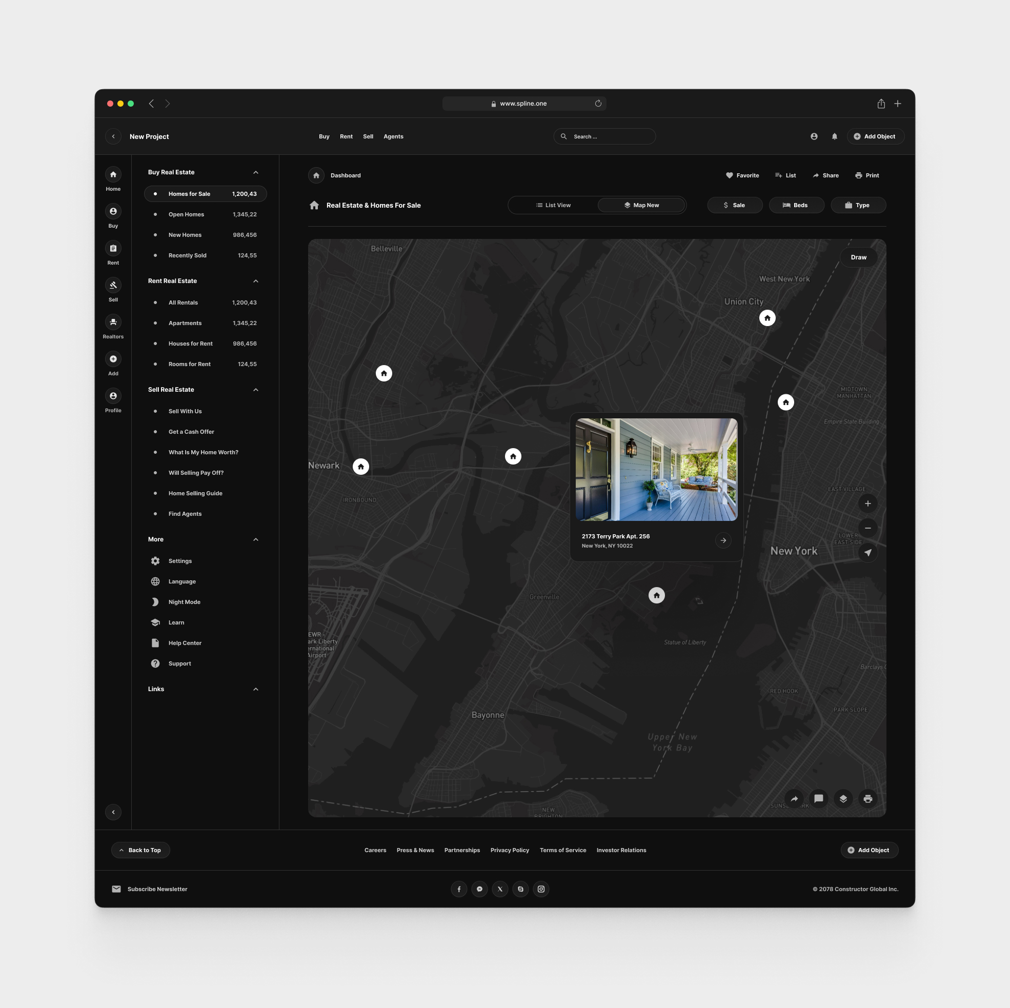 Real Estate for Figma Templates (0023)