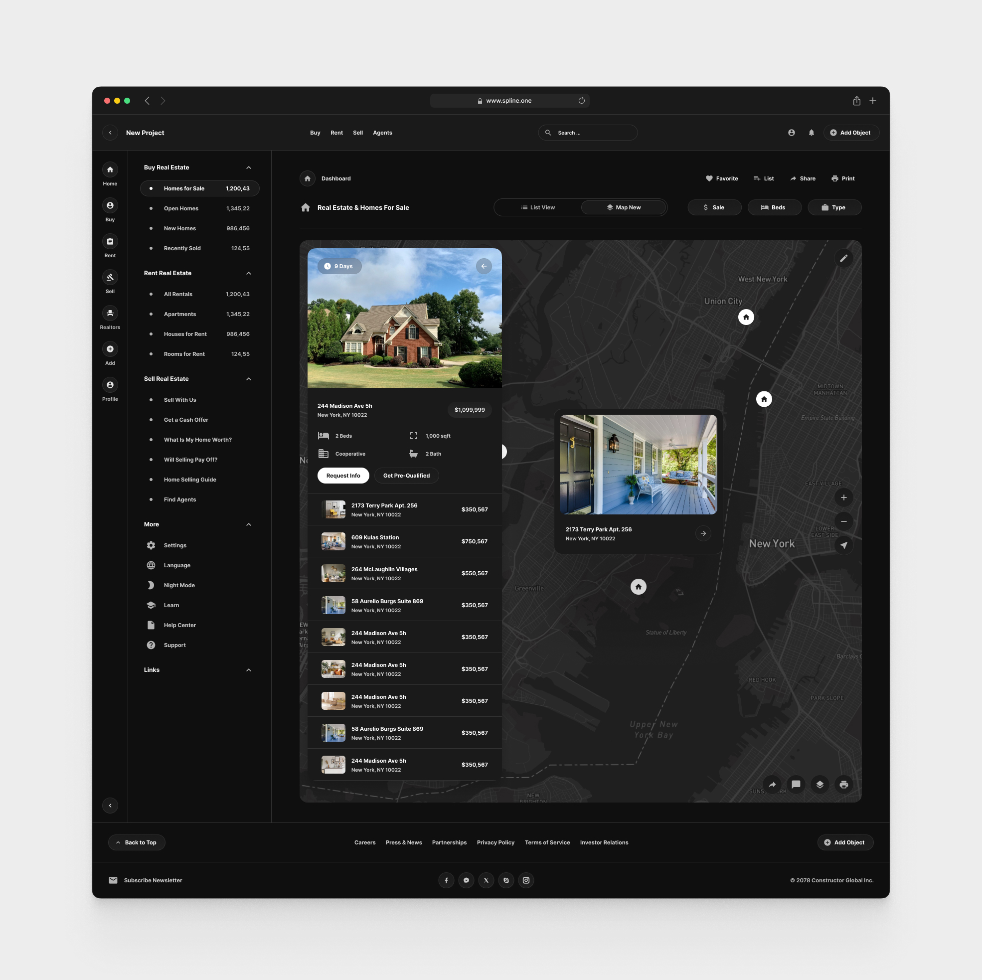 Real Estate for Figma Templates (0023)