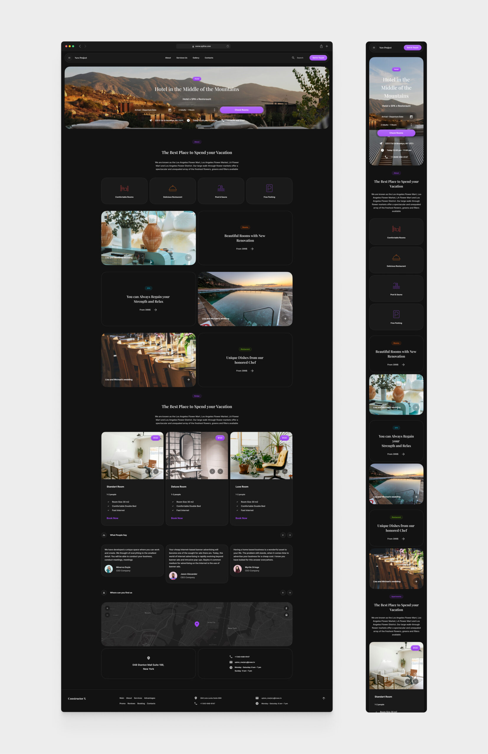 Hotel Template for Figma (0044)