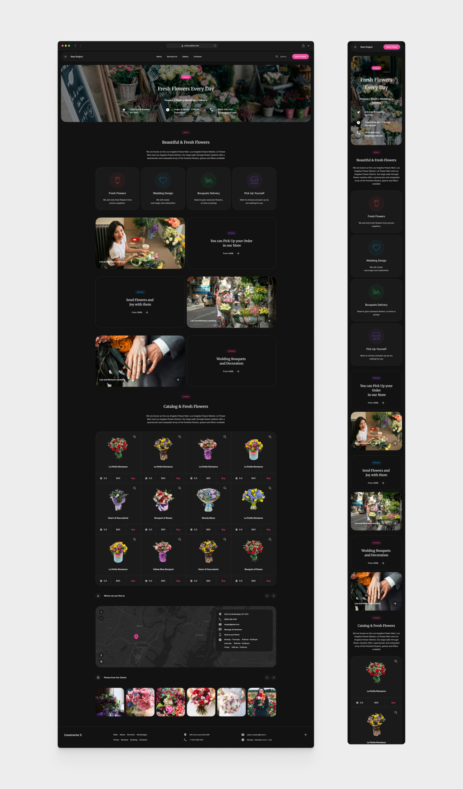 Flowers Template for Figma (0042)