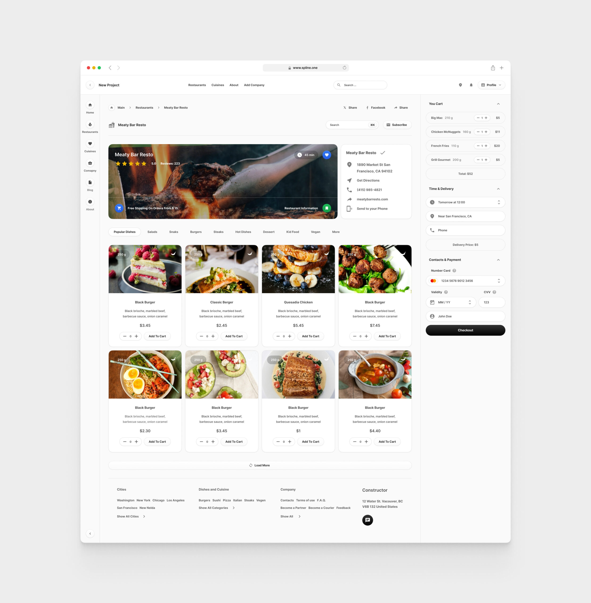 Food Delivery for Figma Templates (0030)