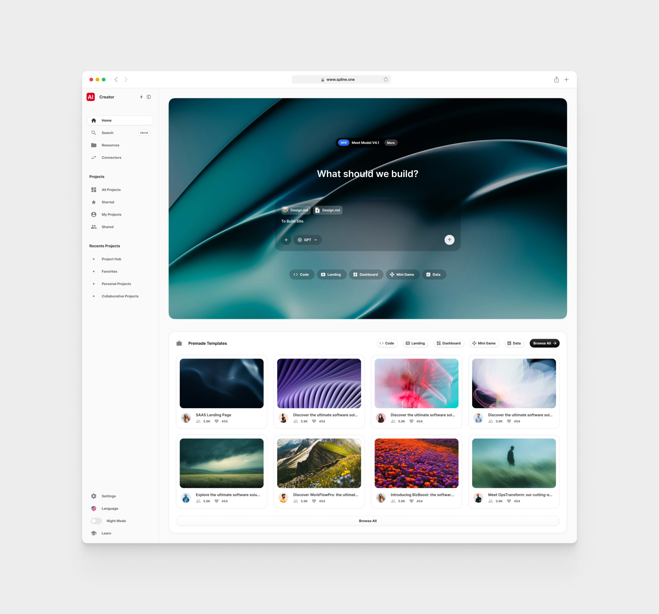 AI Web Generate for Figma Templates (0022)