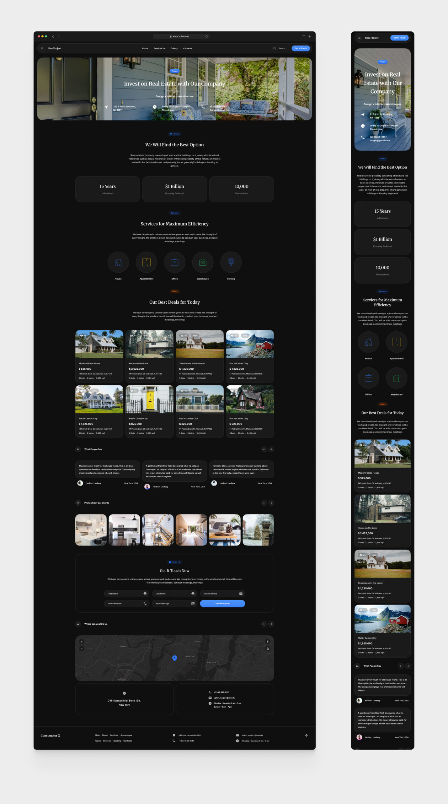 Real Estate Template for Figma (0050)
