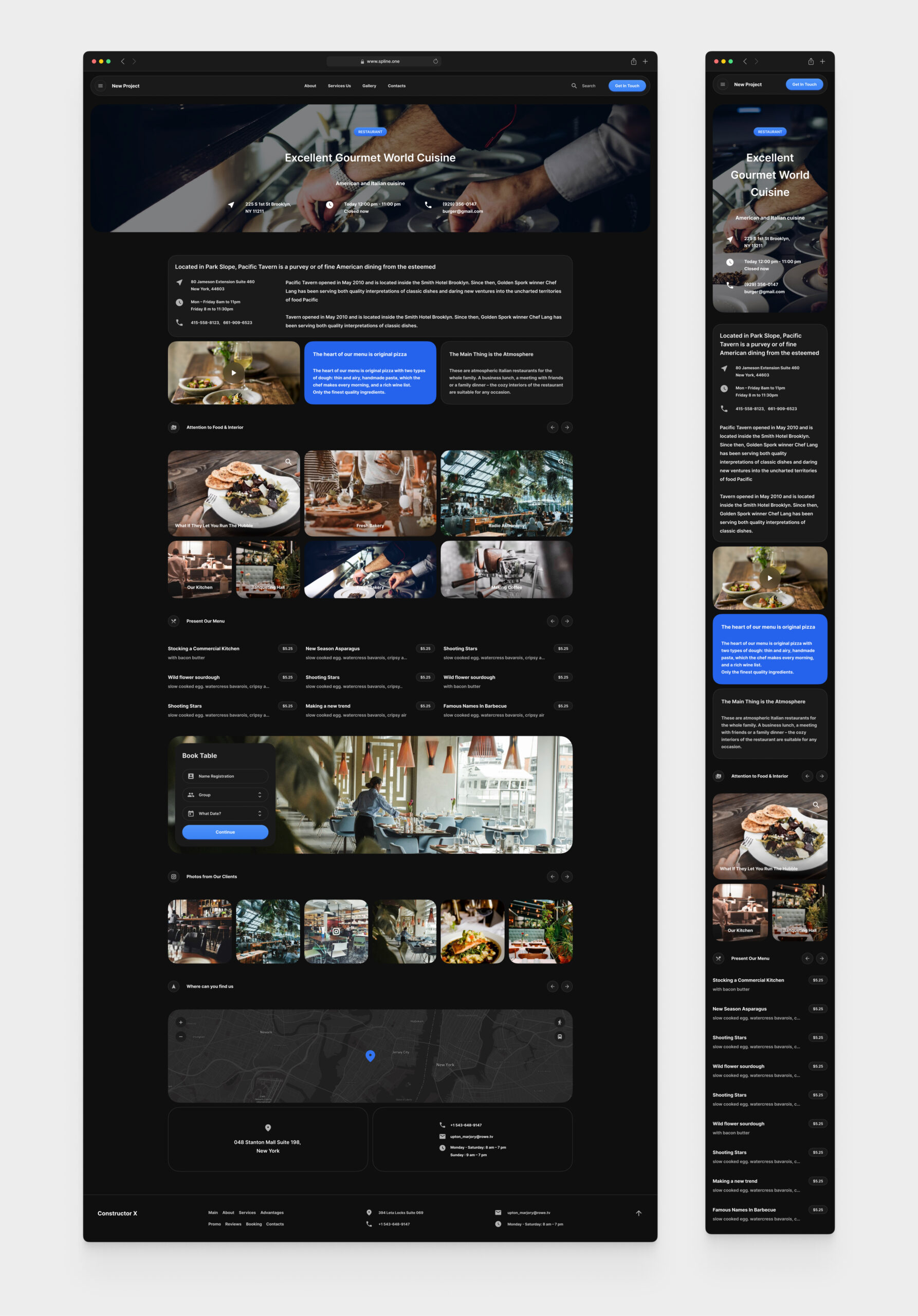 Restaurant Template for Figma (0062)
