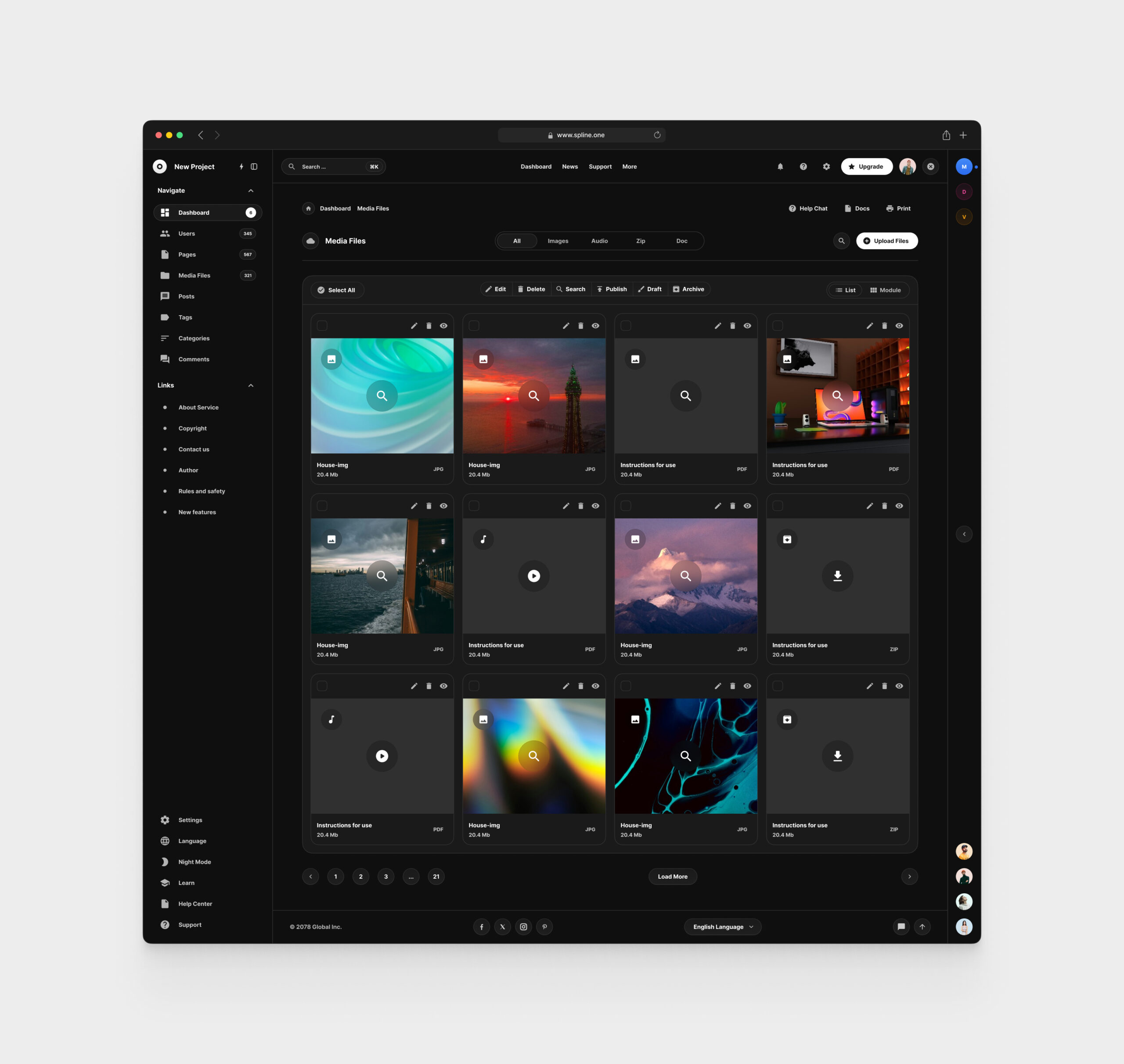 CMS for Figma Templates (0018)