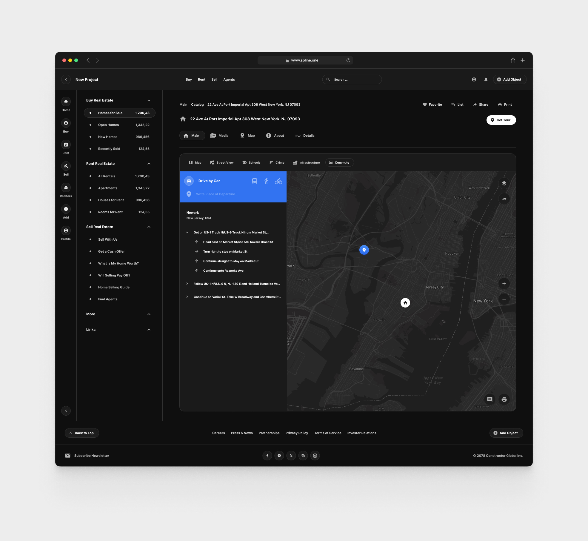 Real Estate for Figma Templates (0023)