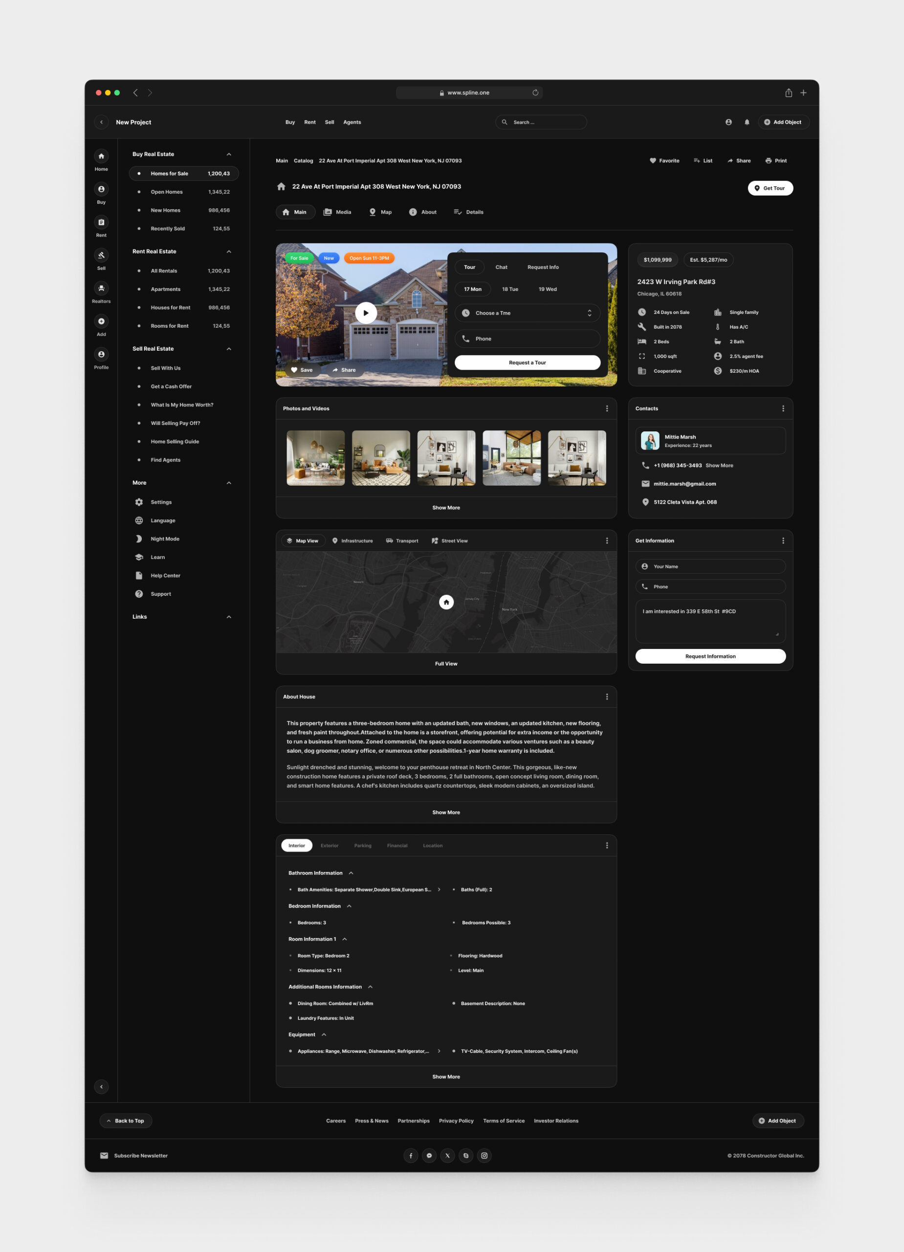 Real Estate for Figma Templates (0023)
