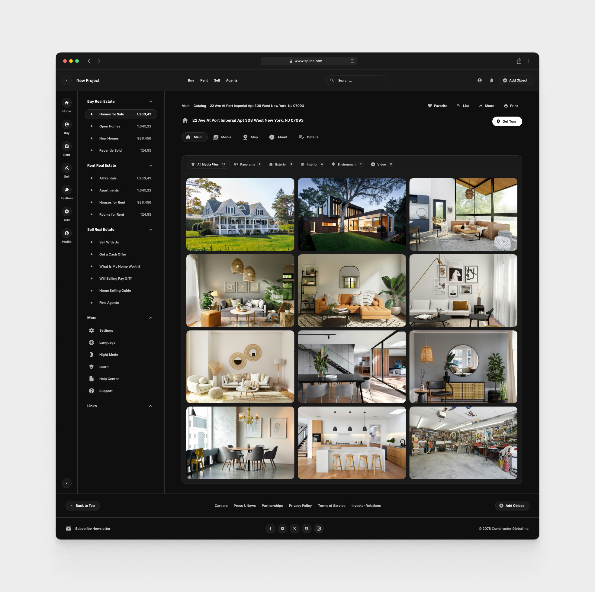 Real Estate for Figma Templates (0023)